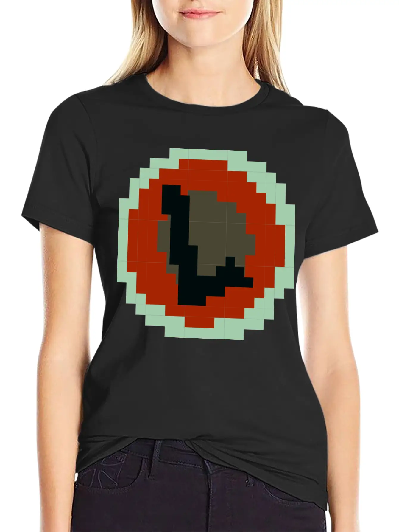 Pixelated Letter L Timeless Short Sleeve Tee – Comfy And Minimalist Design