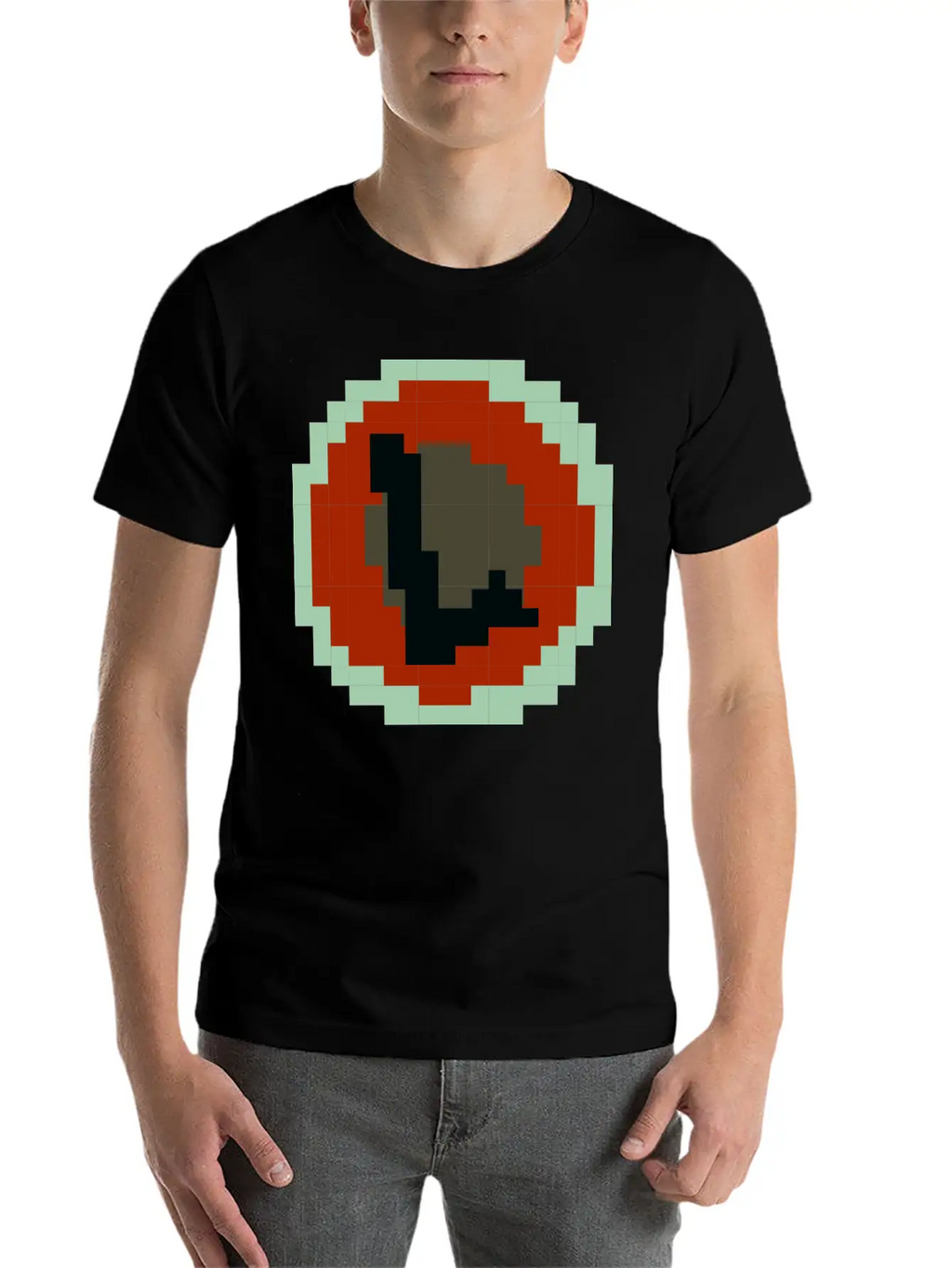 Pixelated Letter L Timeless Short Sleeve Tee – Comfy And Minimalist Design