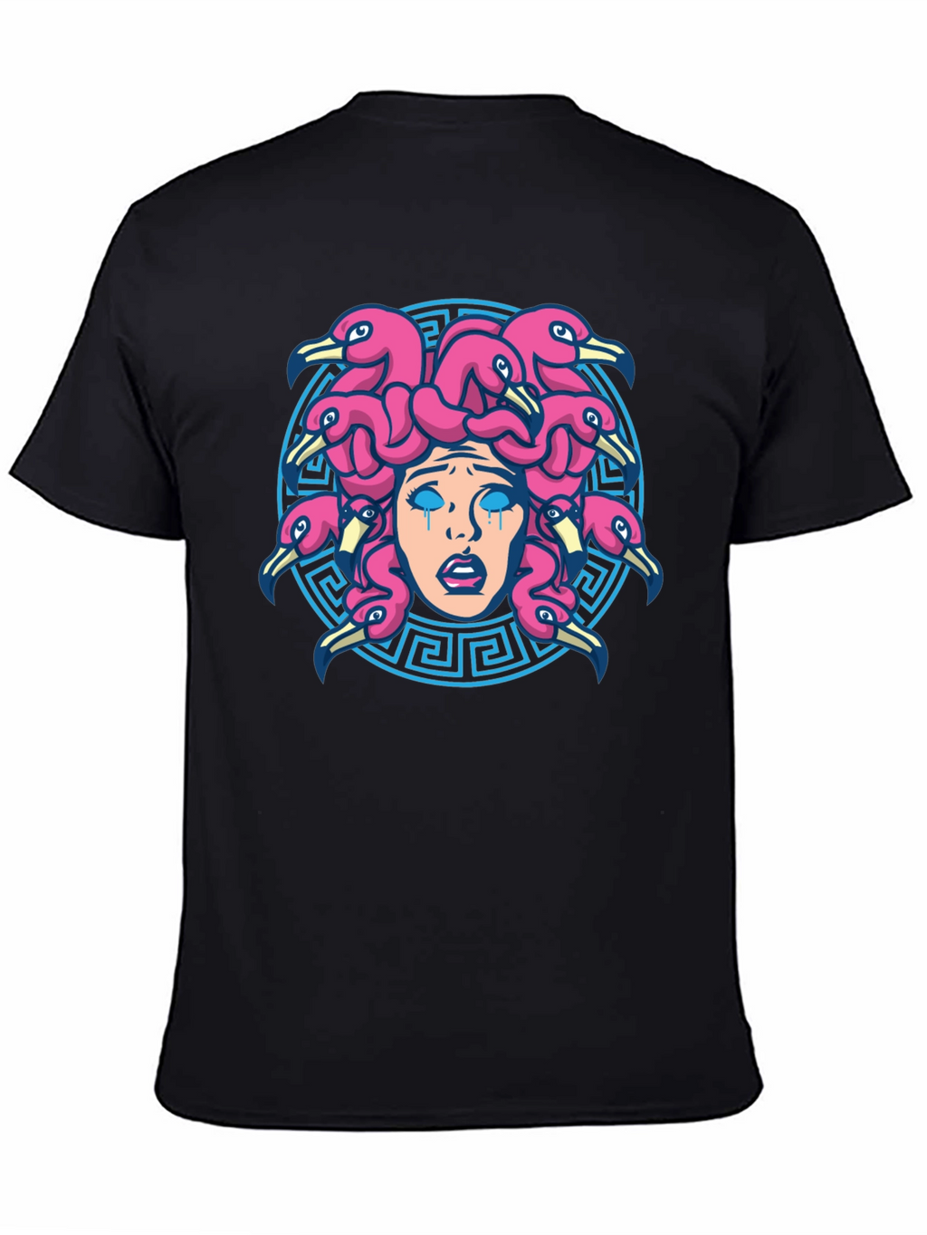 Medusa Flamingo T-Shirt - Unique Graphic Tee