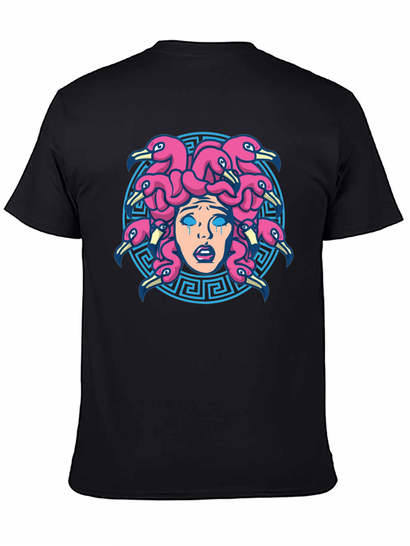 Medusa Flamingo T-Shirt - Unique Graphic Tee