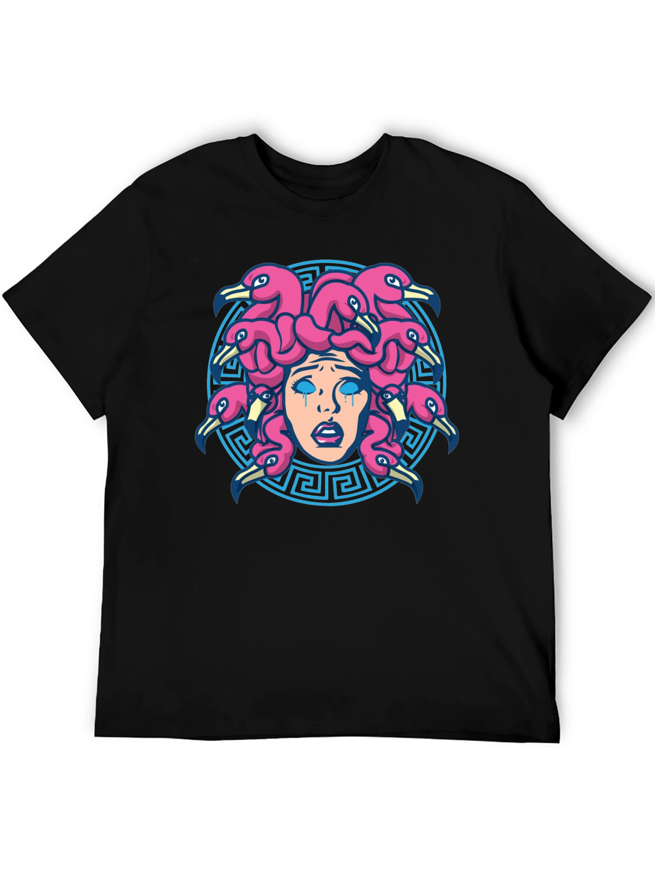 Medusa Flamingo T-Shirt - Unique Graphic Tee