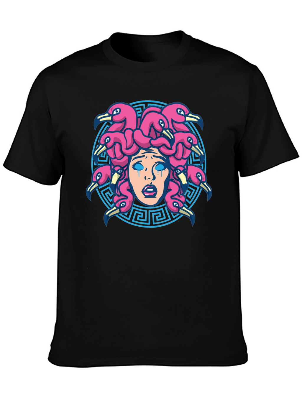Medusa Flamingo T-Shirt - Unique Graphic Tee
