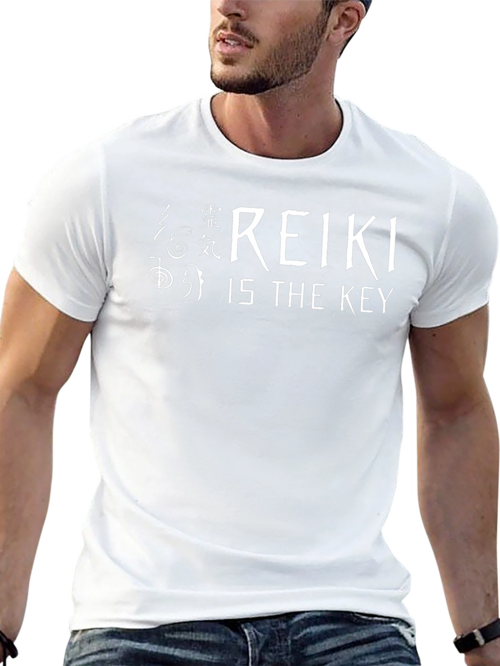 Reiki is the Key Graphic Tee - Black