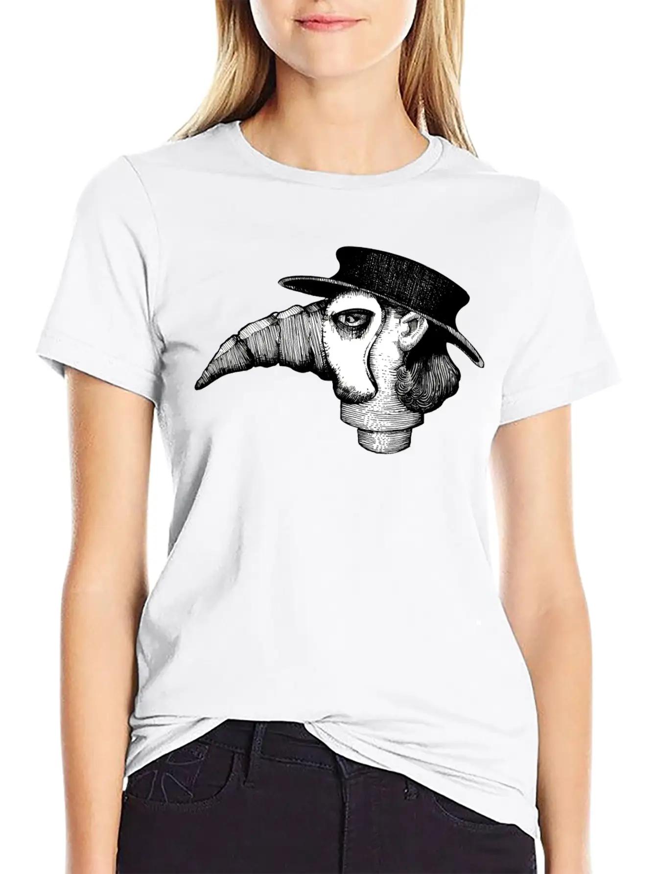 Plague Doctor Essential Cotton Tee For Daily Outfits – Unisex Style
