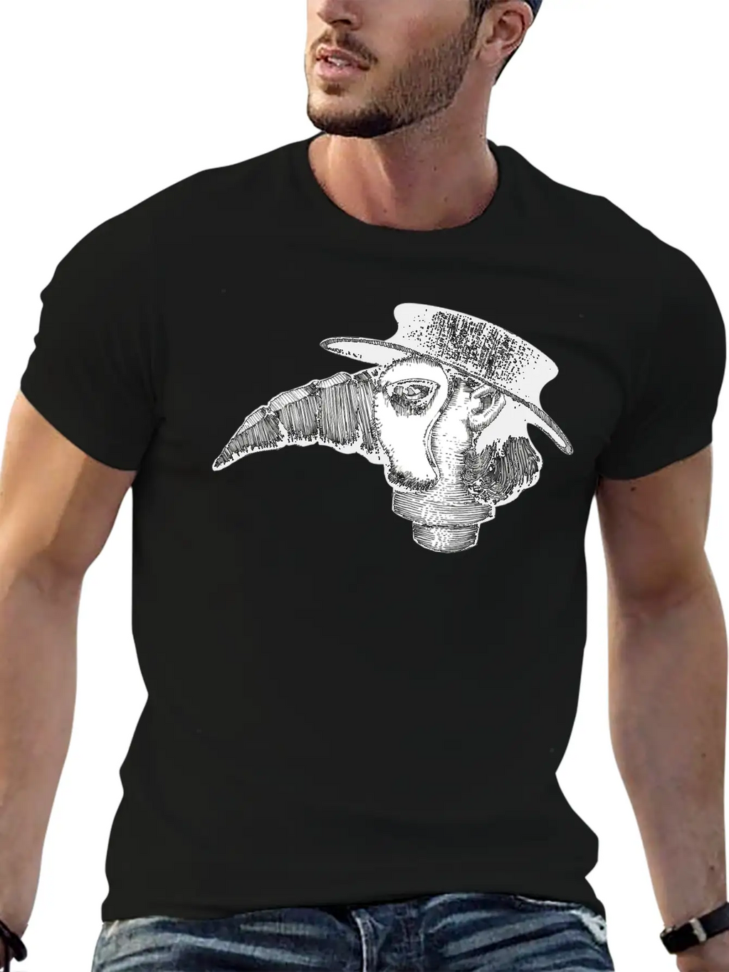 Plague Doctor Essential Cotton Tee For Daily Outfits – Unisex Style