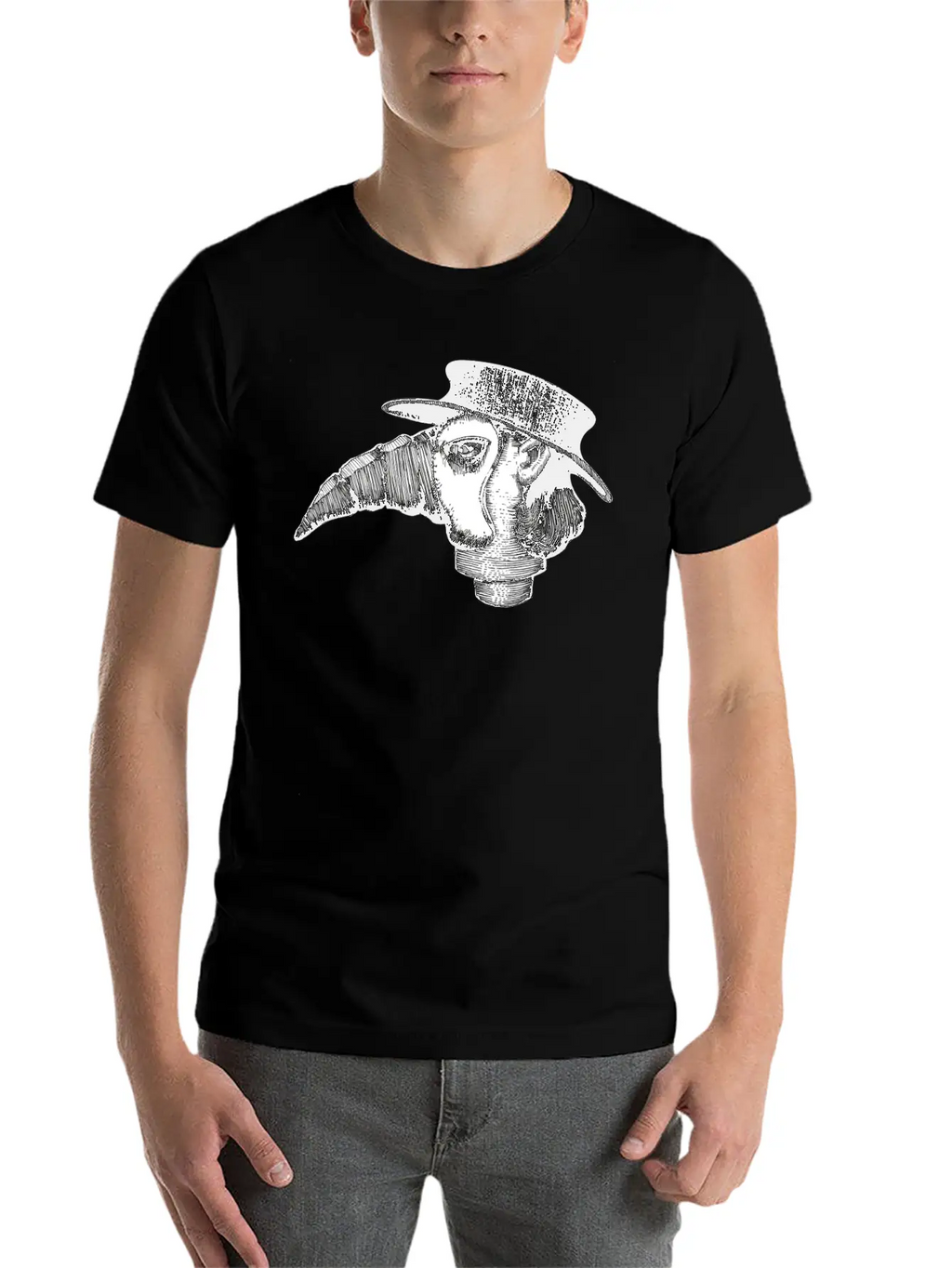 Plague Doctor Essential Cotton Tee For Daily Outfits – Unisex Style