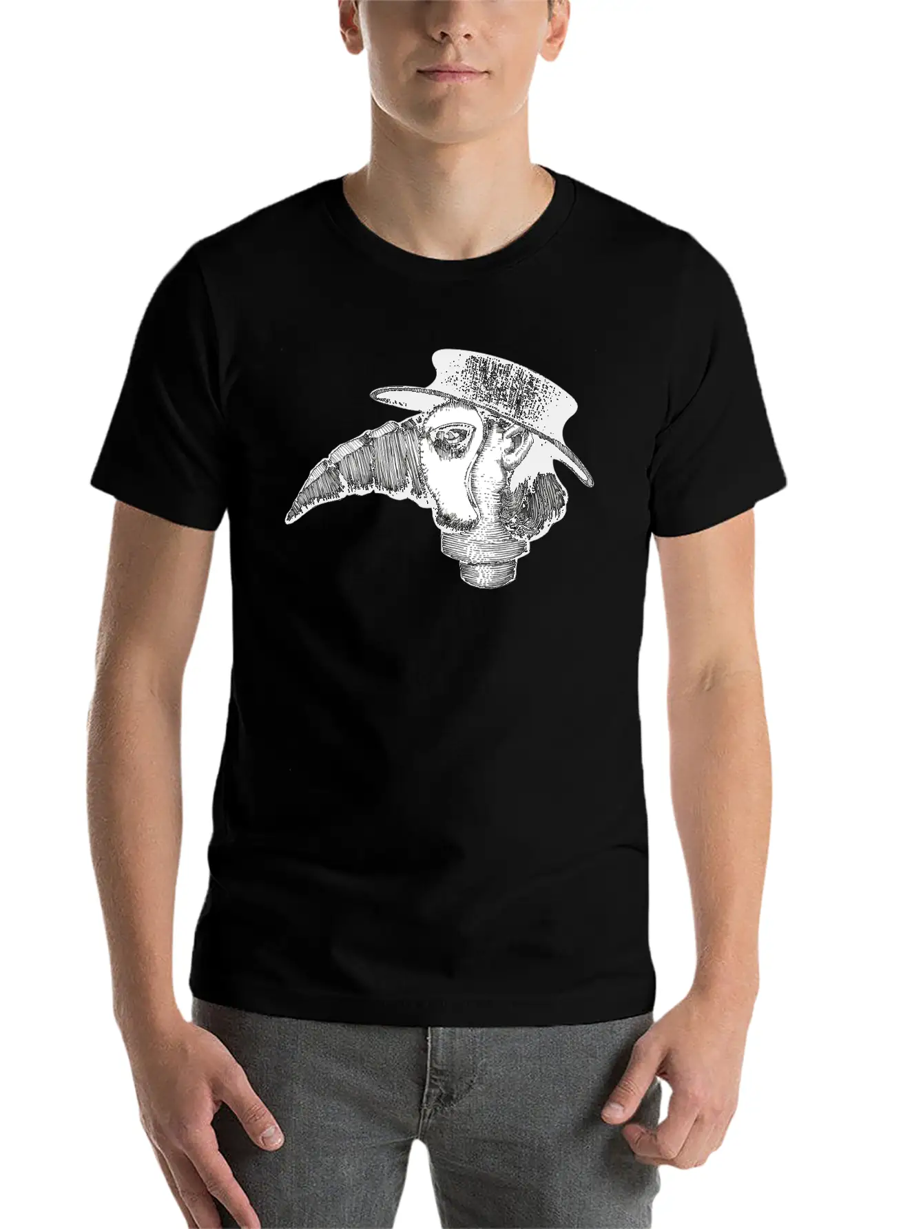 Plague Doctor Essential Cotton Tee For Daily Outfits – Unisex Style