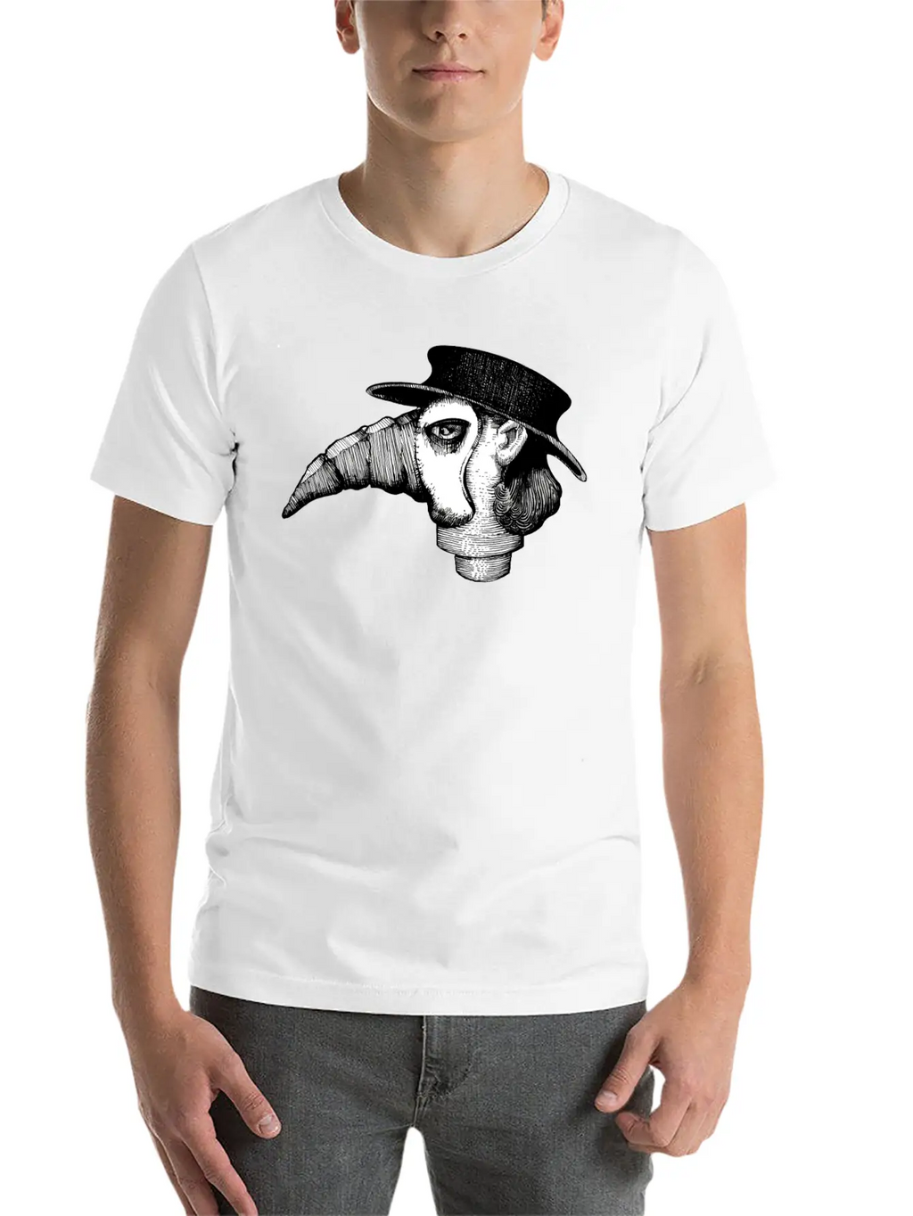 Plague Doctor Essential Cotton Tee For Daily Outfits – Unisex Style