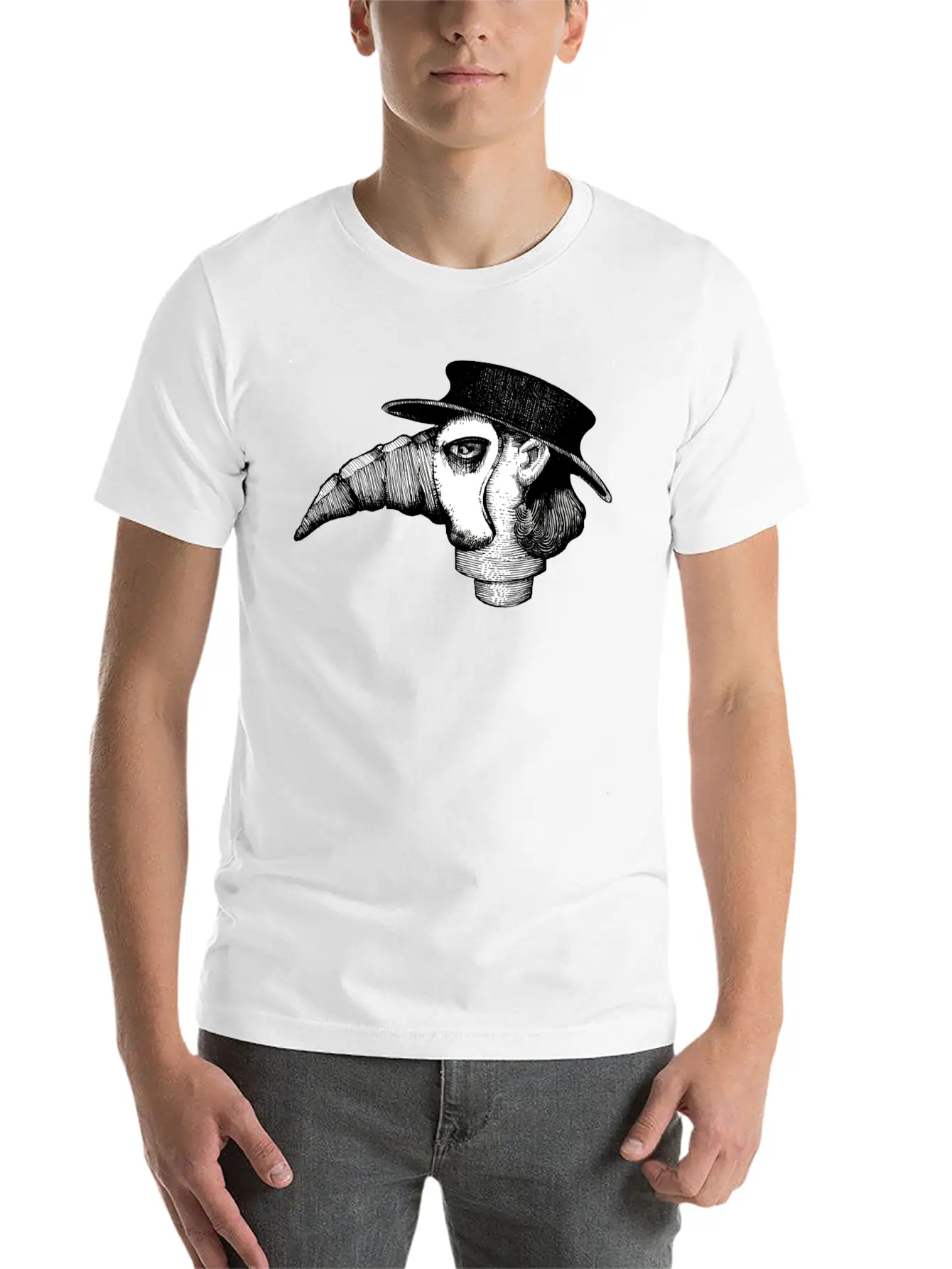 Plague Doctor Essential Cotton Tee For Daily Outfits – Unisex Style