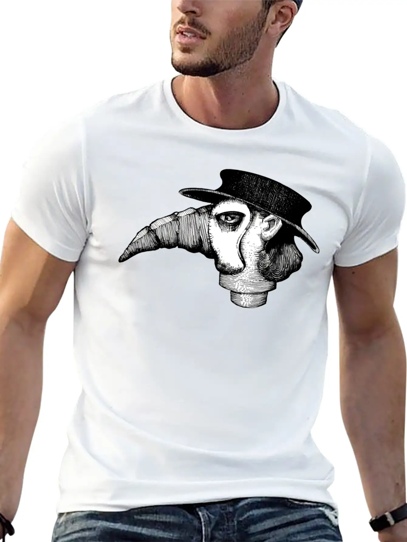 Plague Doctor Essential Cotton Tee For Daily Outfits – Unisex Style