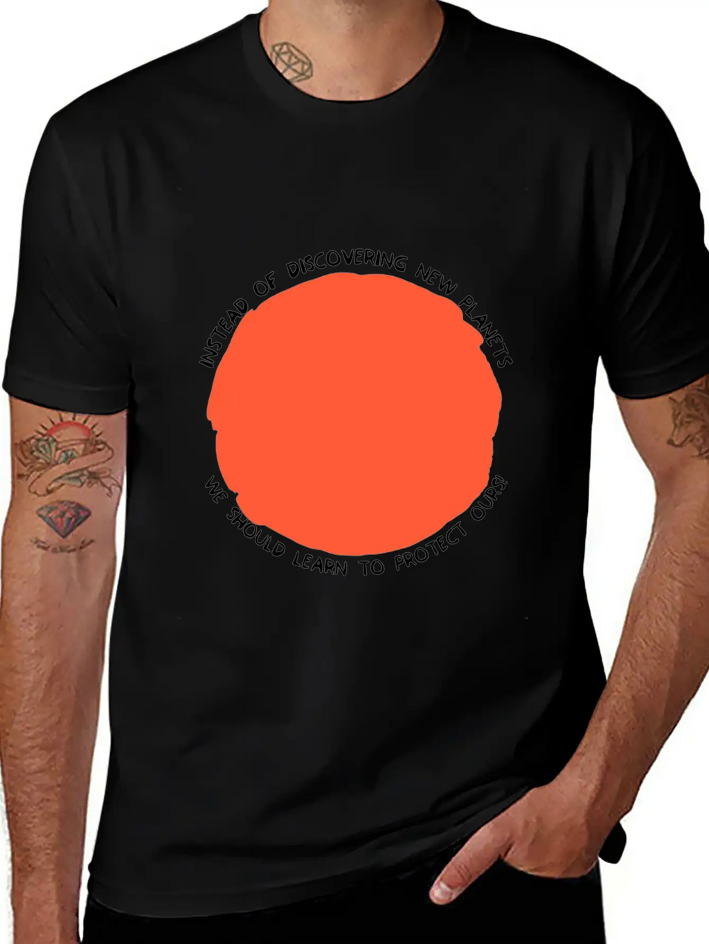Planet Timeless Short Sleeve Tee – Comfy And Minimalist Design
