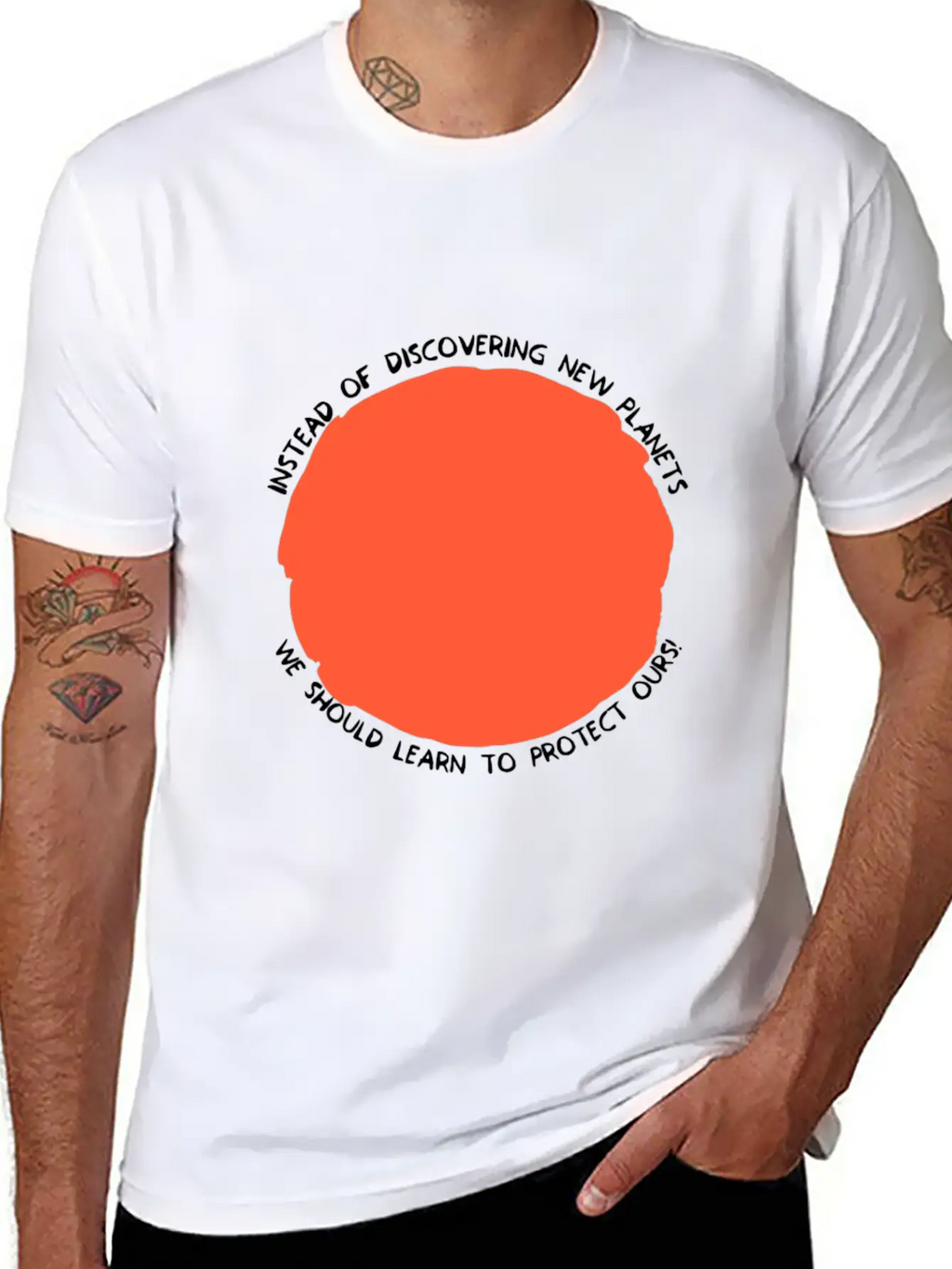 Planet Timeless Short Sleeve Tee – Comfy And Minimalist Design
