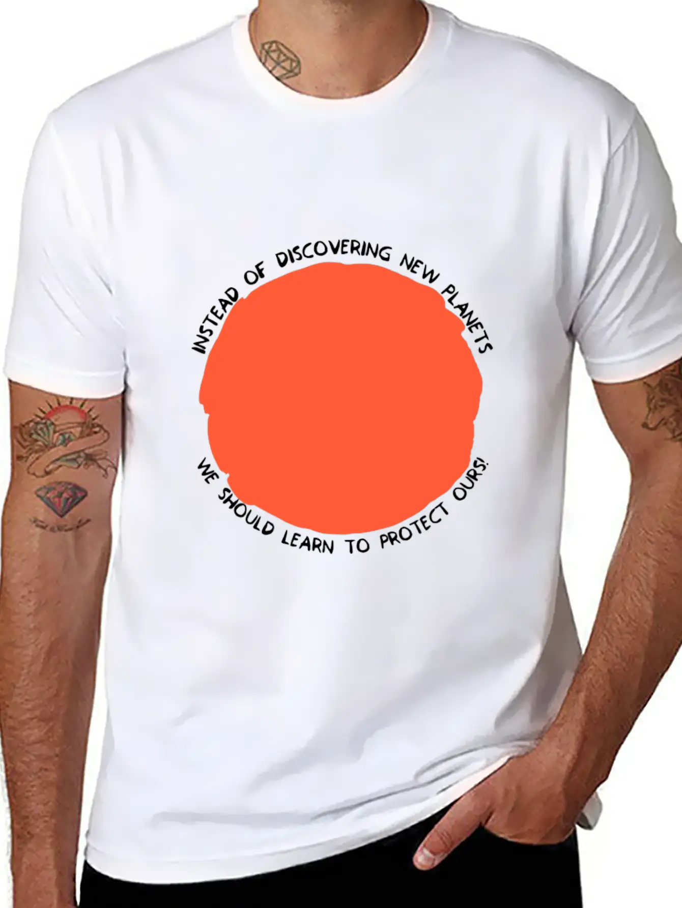 Planet Timeless Short Sleeve Tee – Comfy And Minimalist Design