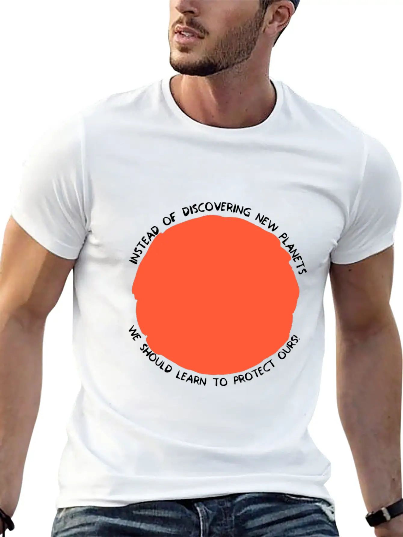 Planet Timeless Short Sleeve Tee – Comfy And Minimalist Design
