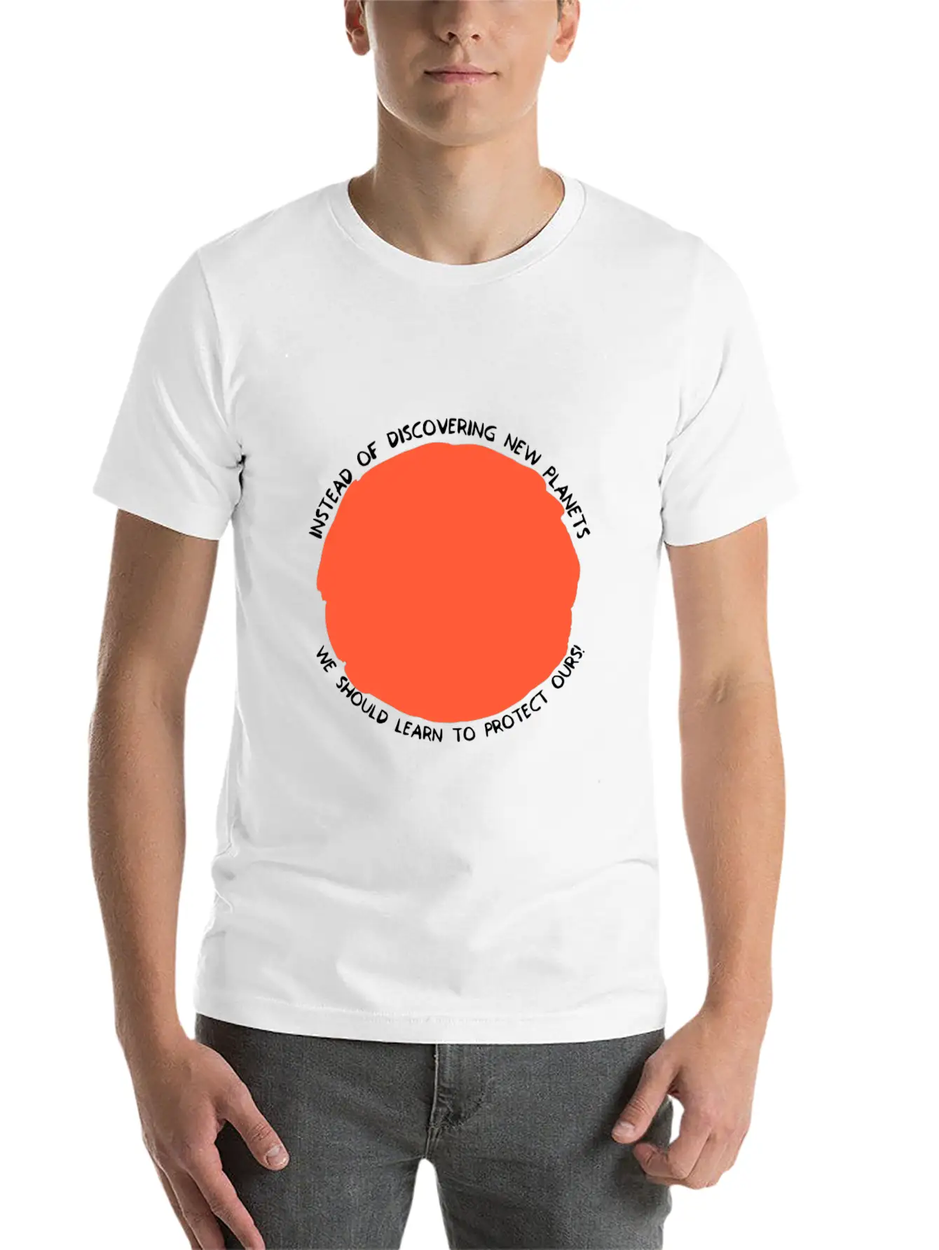 Planet Timeless Short Sleeve Tee – Comfy And Minimalist Design