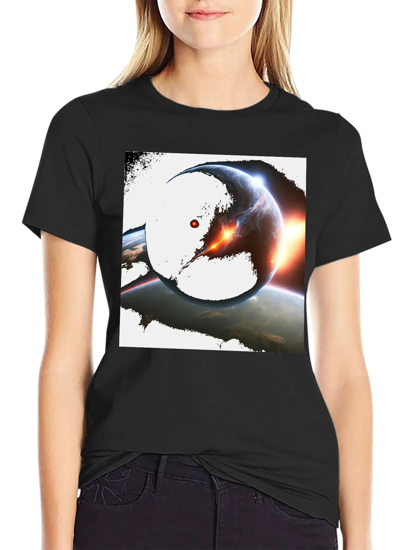 Planet Unisex Casual T-Shirt – Clean Design For Daily Comfort