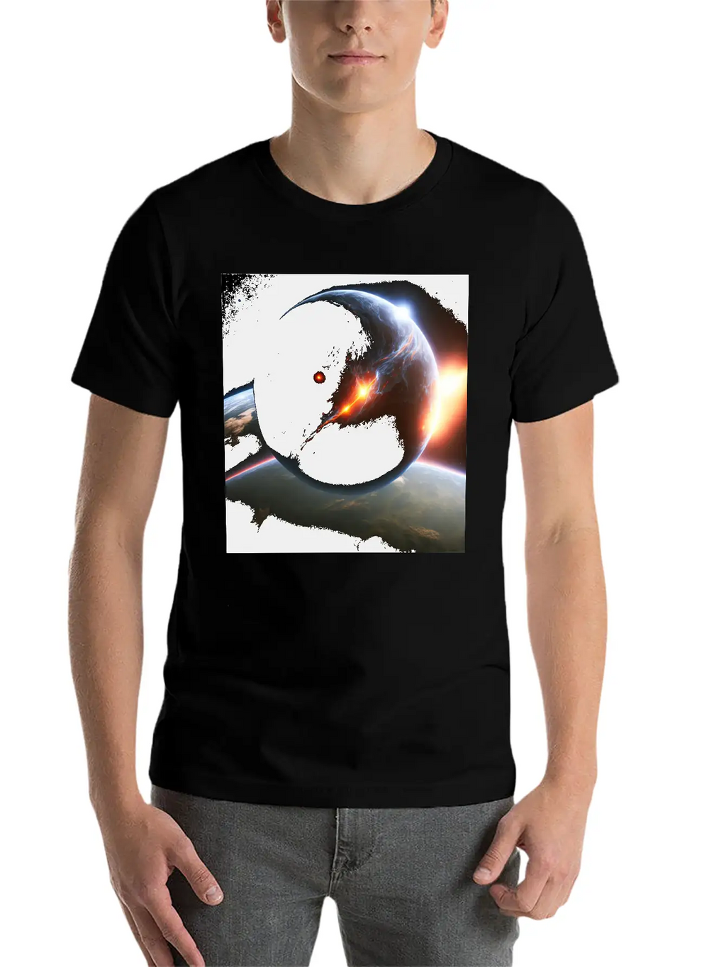 Planet Unisex Casual T-Shirt – Clean Design For Daily Comfort