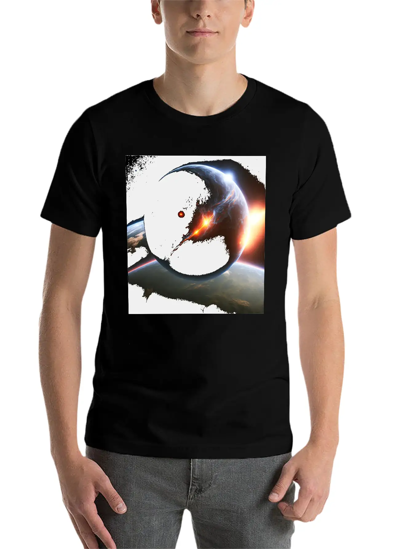 Planet Unisex Casual T-Shirt – Clean Design For Daily Comfort
