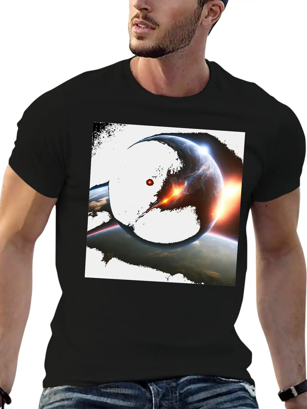 Planet Unisex Casual T-Shirt – Clean Design For Daily Comfort
