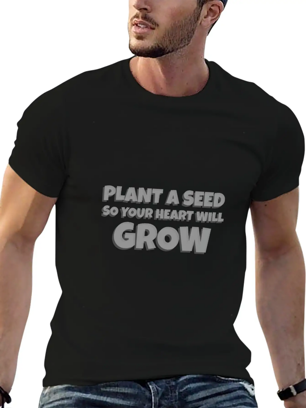 Plant A Seed So Your Heart Will Grow Classic Cotton Tee – Unisex Comfort For Any Season