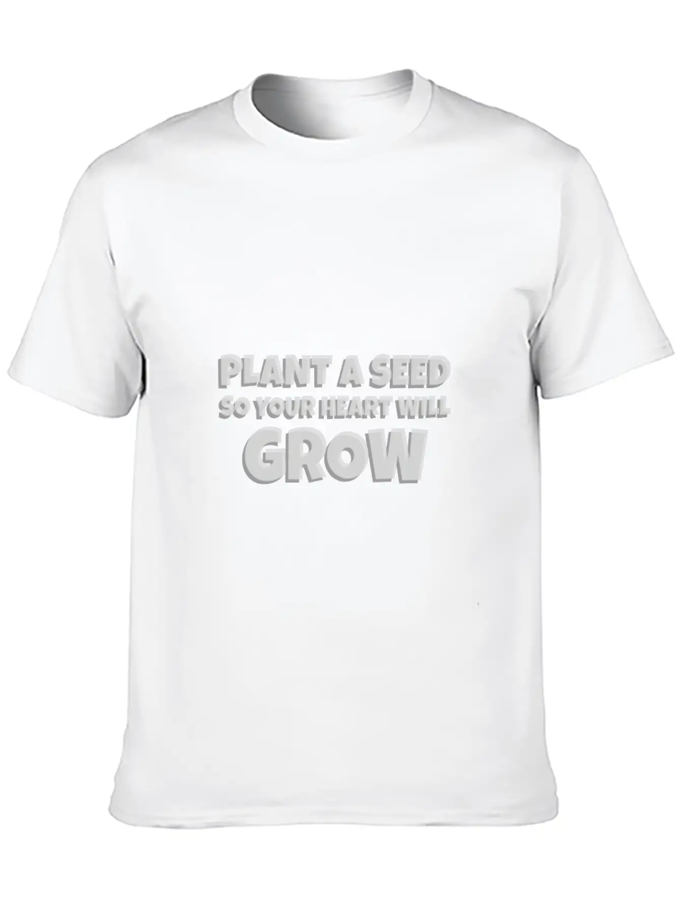Plant A Seed So Your Heart Will Grow Classic Cotton Tee – Unisex Comfort For Any Season