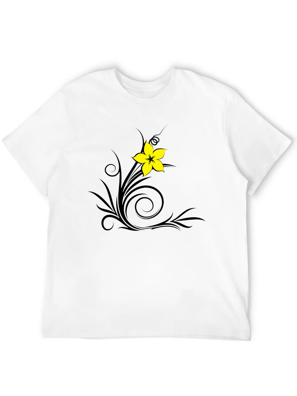 Plant Leaf Relaxed Everyday Tee – Lightweight And Durable Cotton