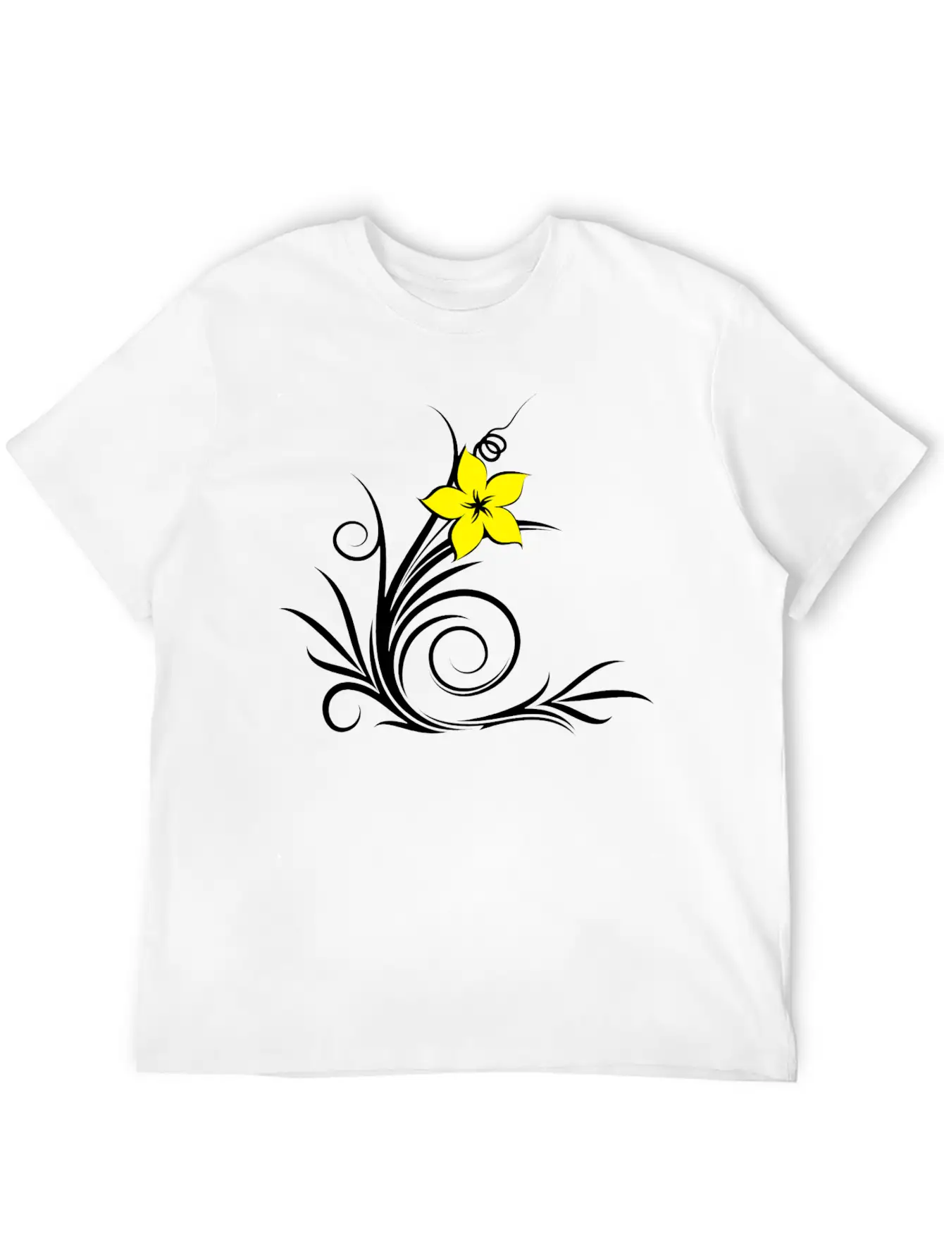 Plant Leaf Relaxed Everyday Tee – Lightweight And Durable Cotton