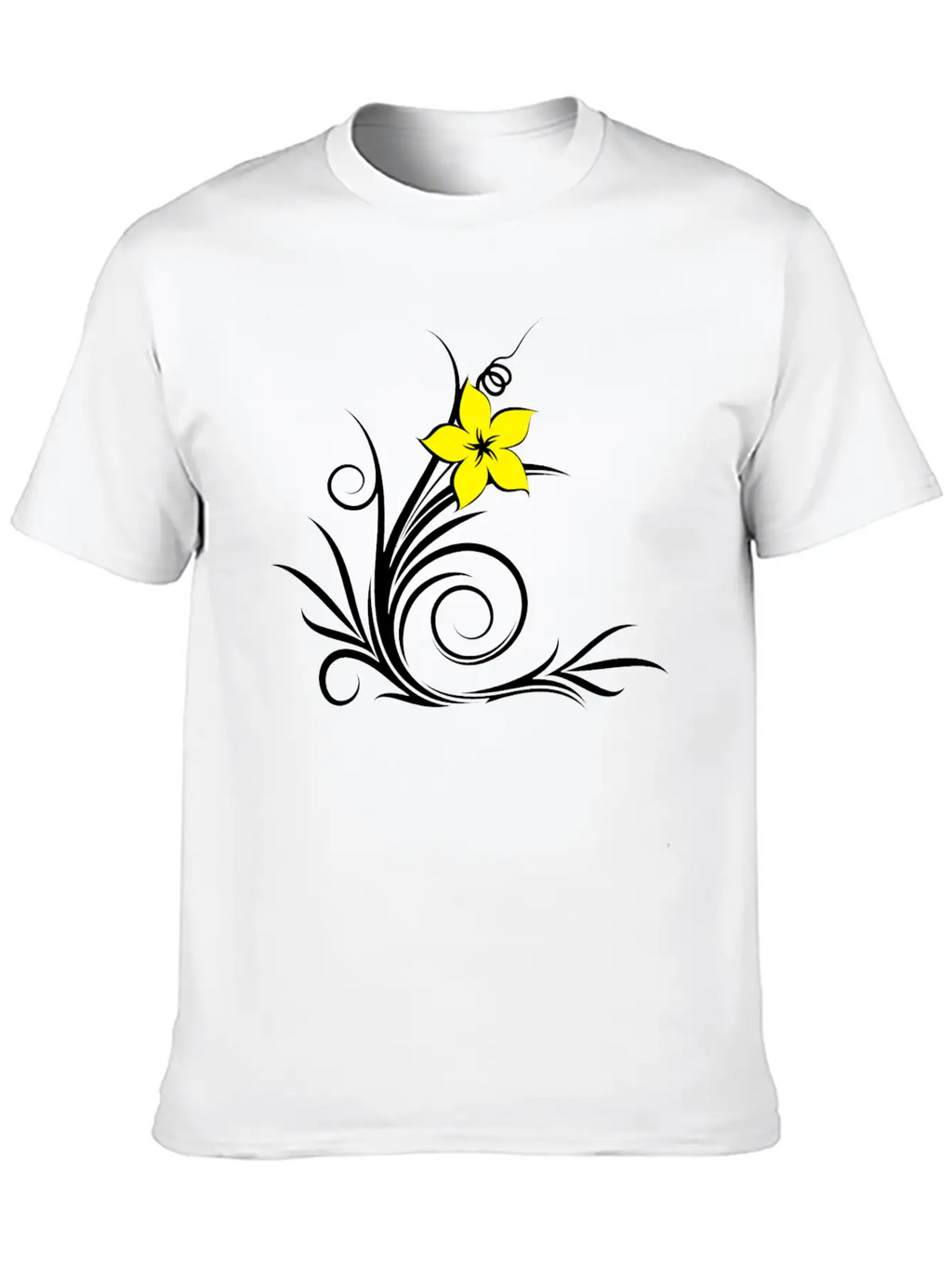 Plant Leaf Relaxed Everyday Tee – Lightweight And Durable Cotton