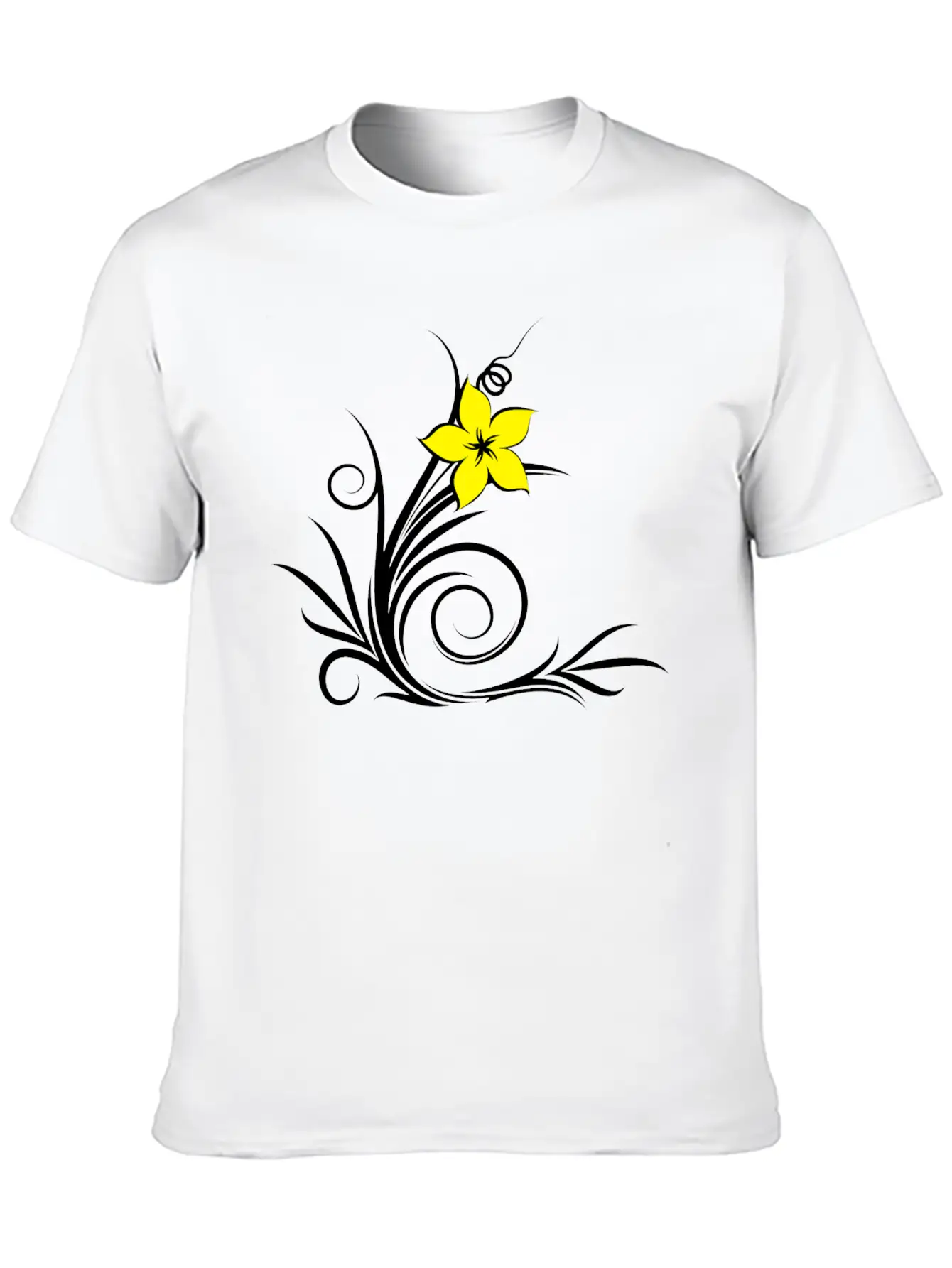 Plant Leaf Relaxed Everyday Tee – Lightweight And Durable Cotton