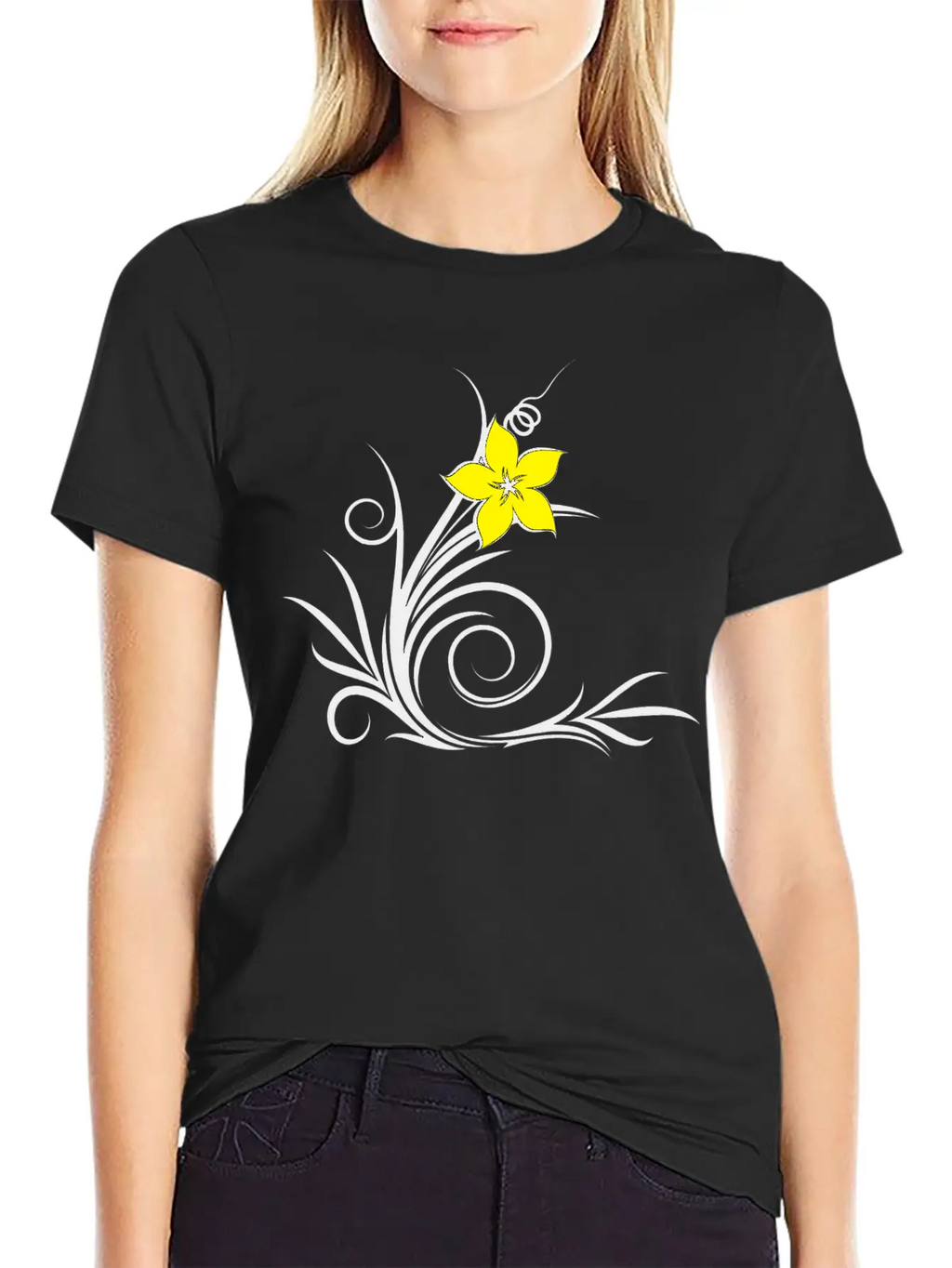 Plant Leaf Relaxed Everyday Tee – Lightweight And Durable Cotton