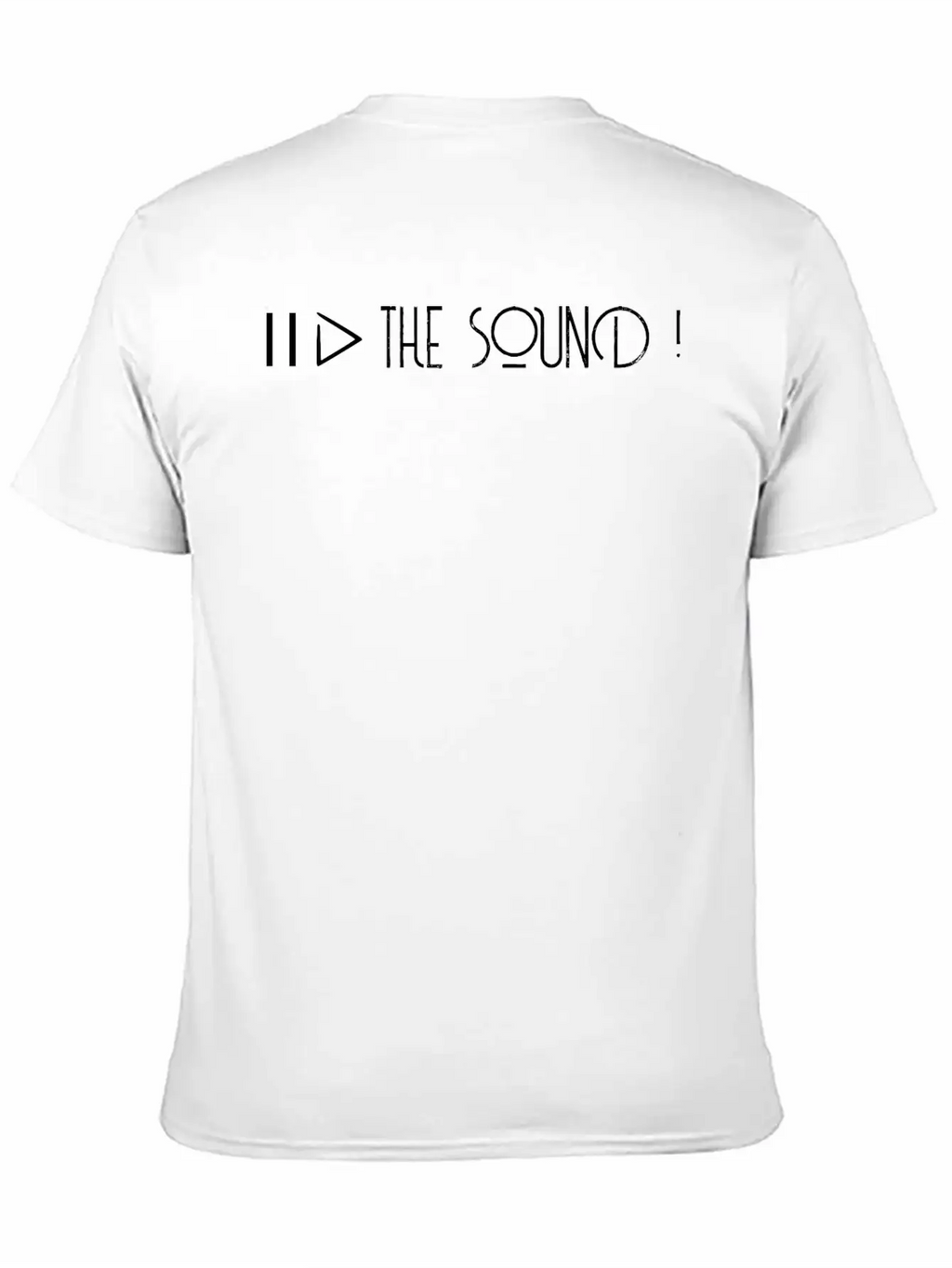 Play & Stop The Sound White Timeless Short Sleeve Tee – Comfy And Minimalist Design