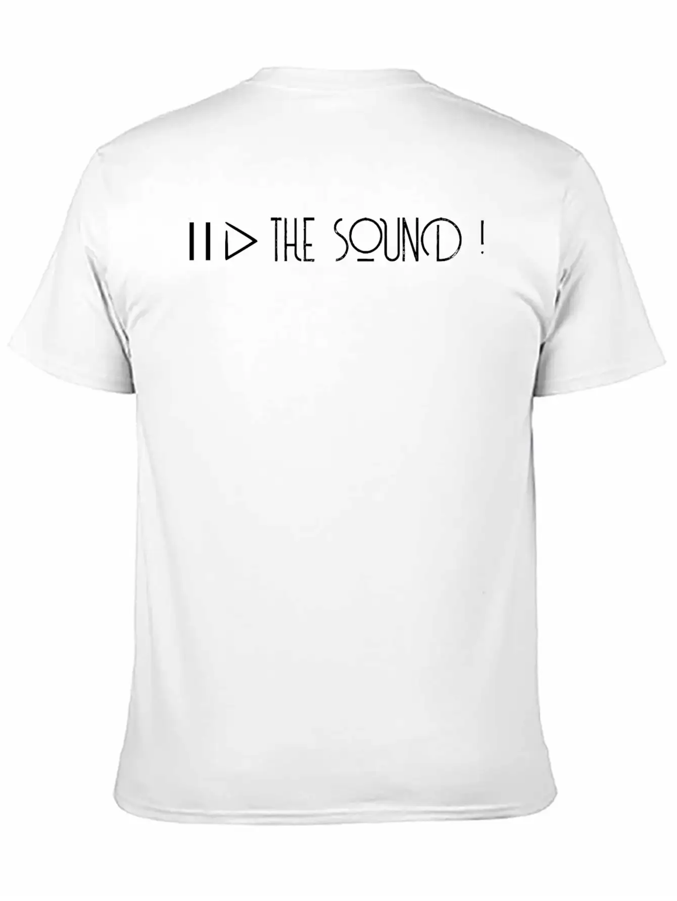 Play & Stop The Sound White Timeless Short Sleeve Tee – Comfy And Minimalist Design