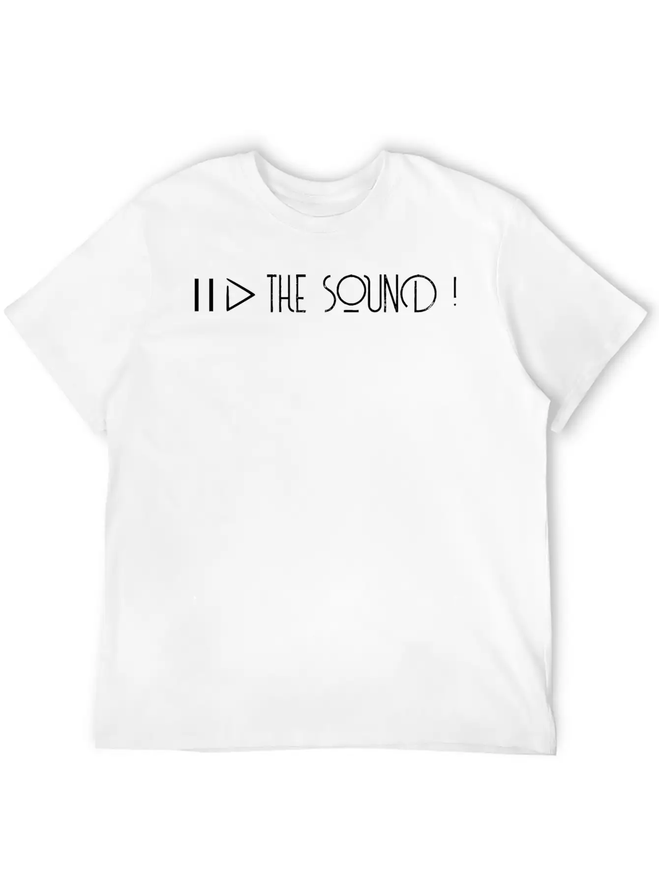 Play & Stop The Sound White Timeless Short Sleeve Tee – Comfy And Minimalist Design