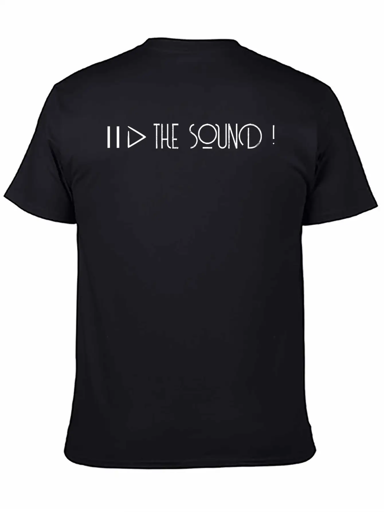Play & Stop The Sound White Timeless Short Sleeve Tee – Comfy And Minimalist Design