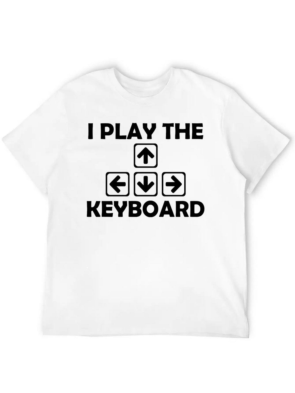Play The Keyboard Breathable Soft Cotton T-Shirt – Timeless Casual Look
