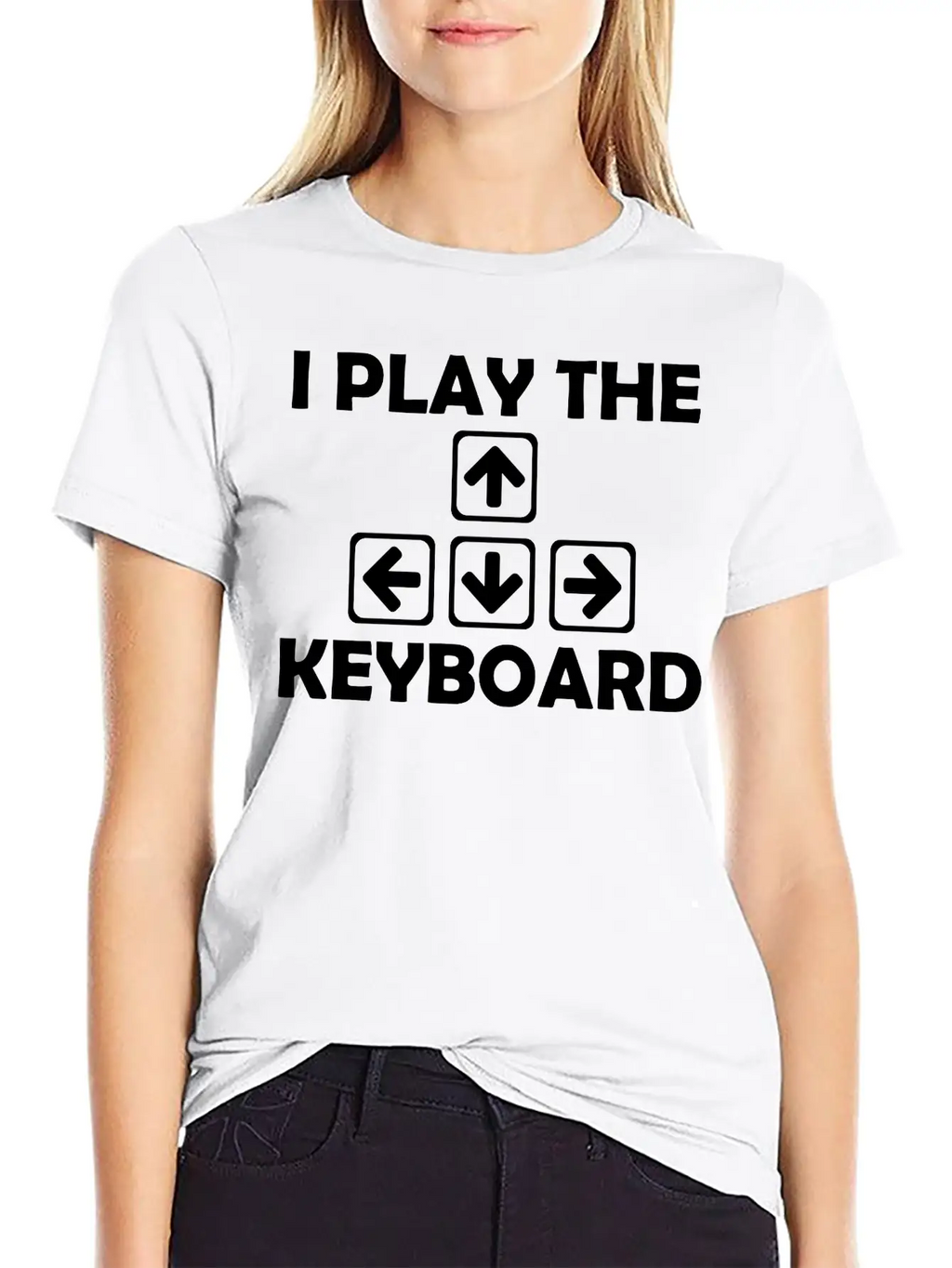 Play The Keyboard Breathable Soft Cotton T-Shirt – Timeless Casual Look