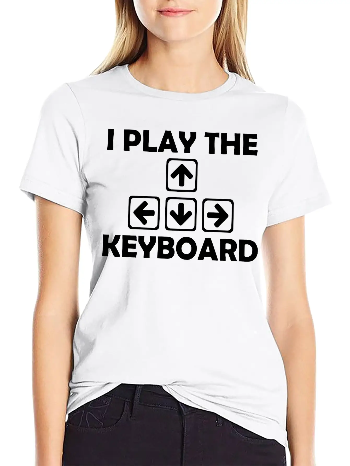 Play The Keyboard Breathable Soft Cotton T-Shirt – Timeless Casual Look