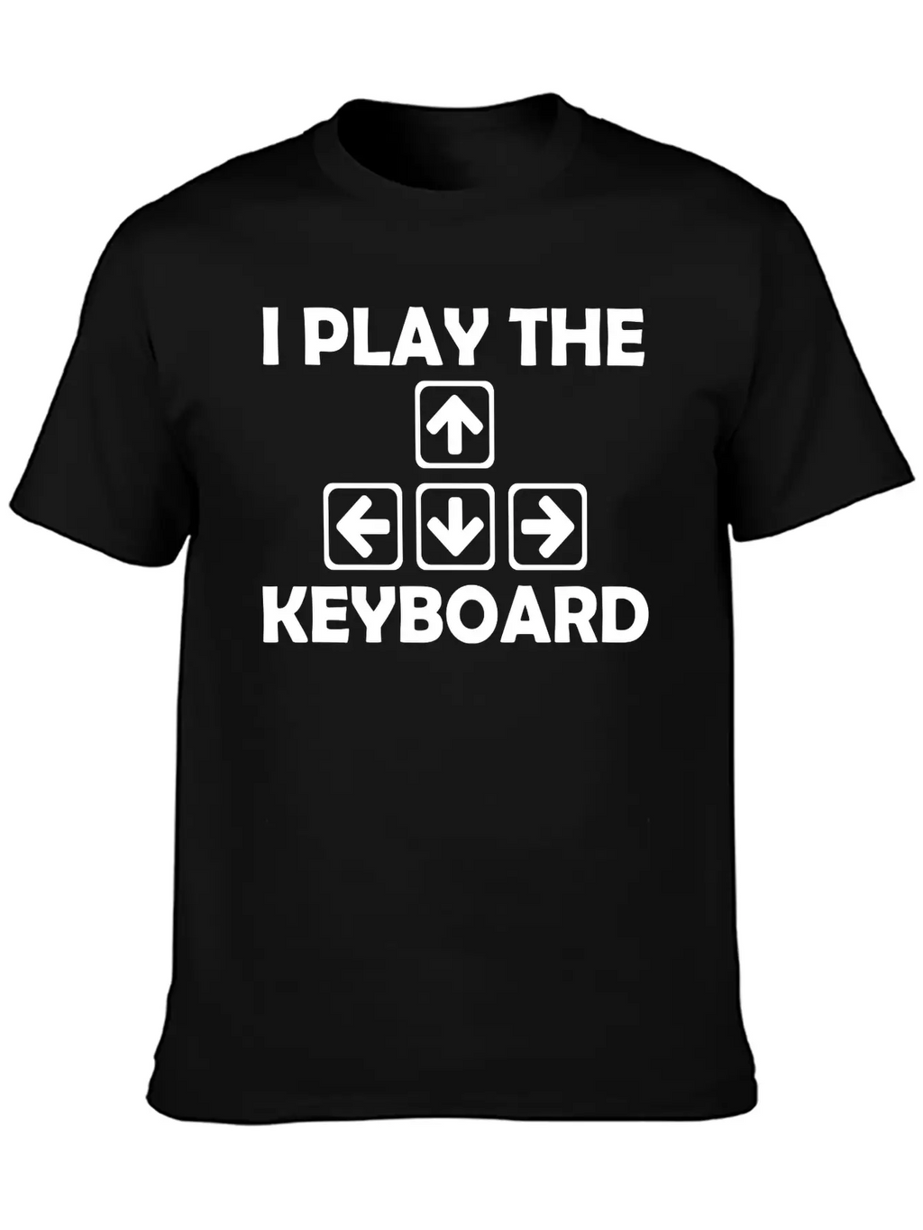Play The Keyboard Breathable Soft Cotton T-Shirt – Timeless Casual Look