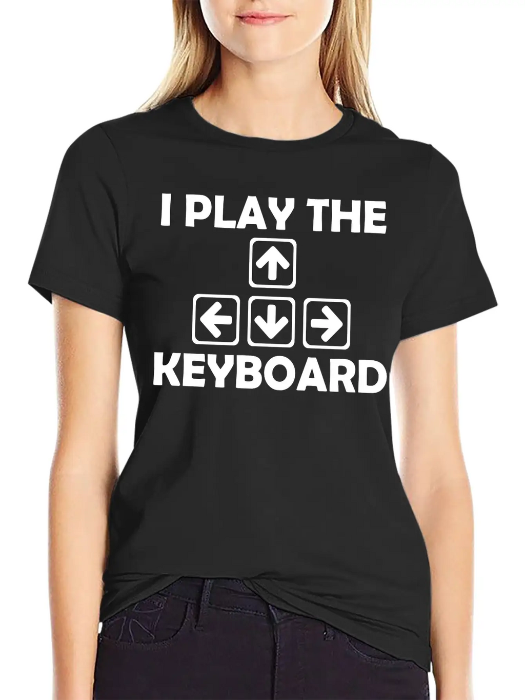 Play The Keyboard Breathable Soft Cotton T-Shirt – Timeless Casual Look