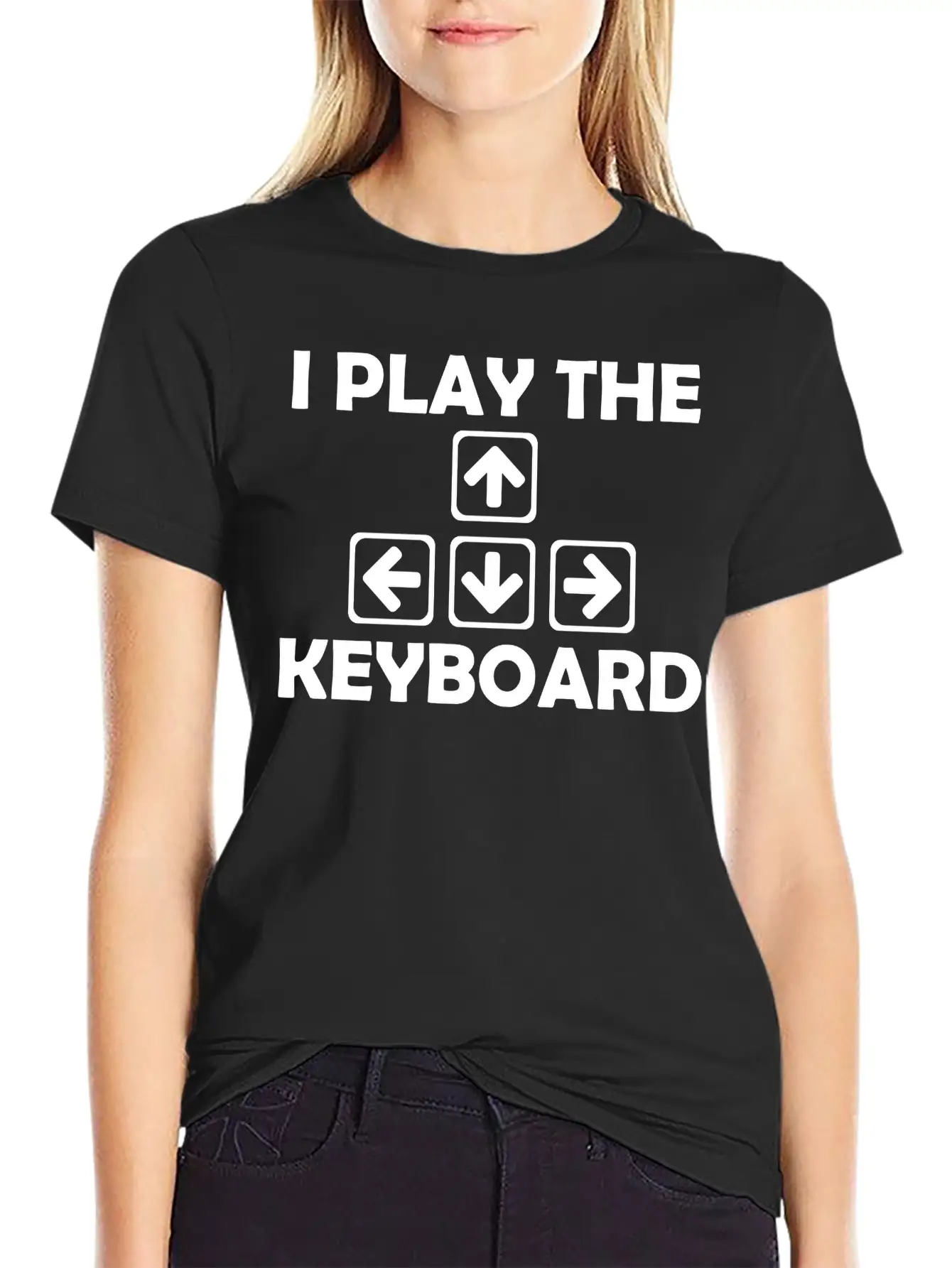 Play The Keyboard Breathable Soft Cotton T-Shirt – Timeless Casual Look