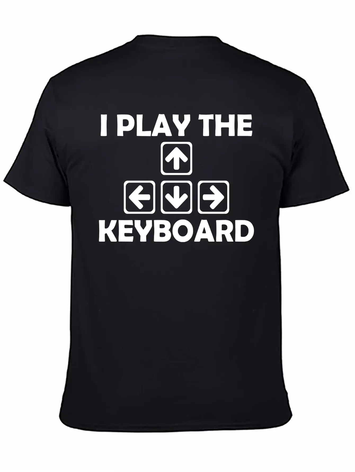 Play The Keyboard Breathable Soft Cotton T-Shirt – Timeless Casual Look