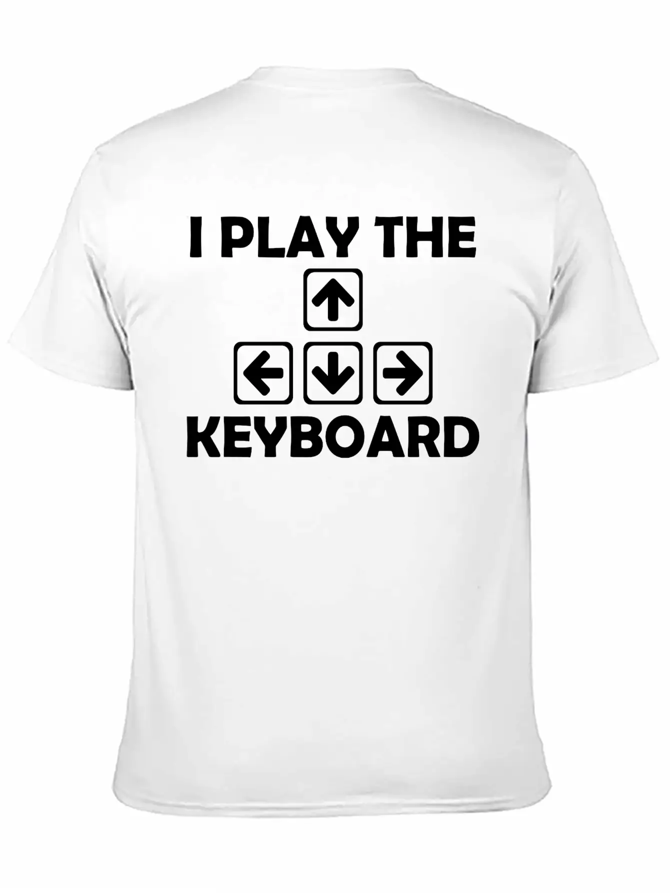 Play The Keyboard Breathable Soft Cotton T-Shirt – Timeless Casual Look