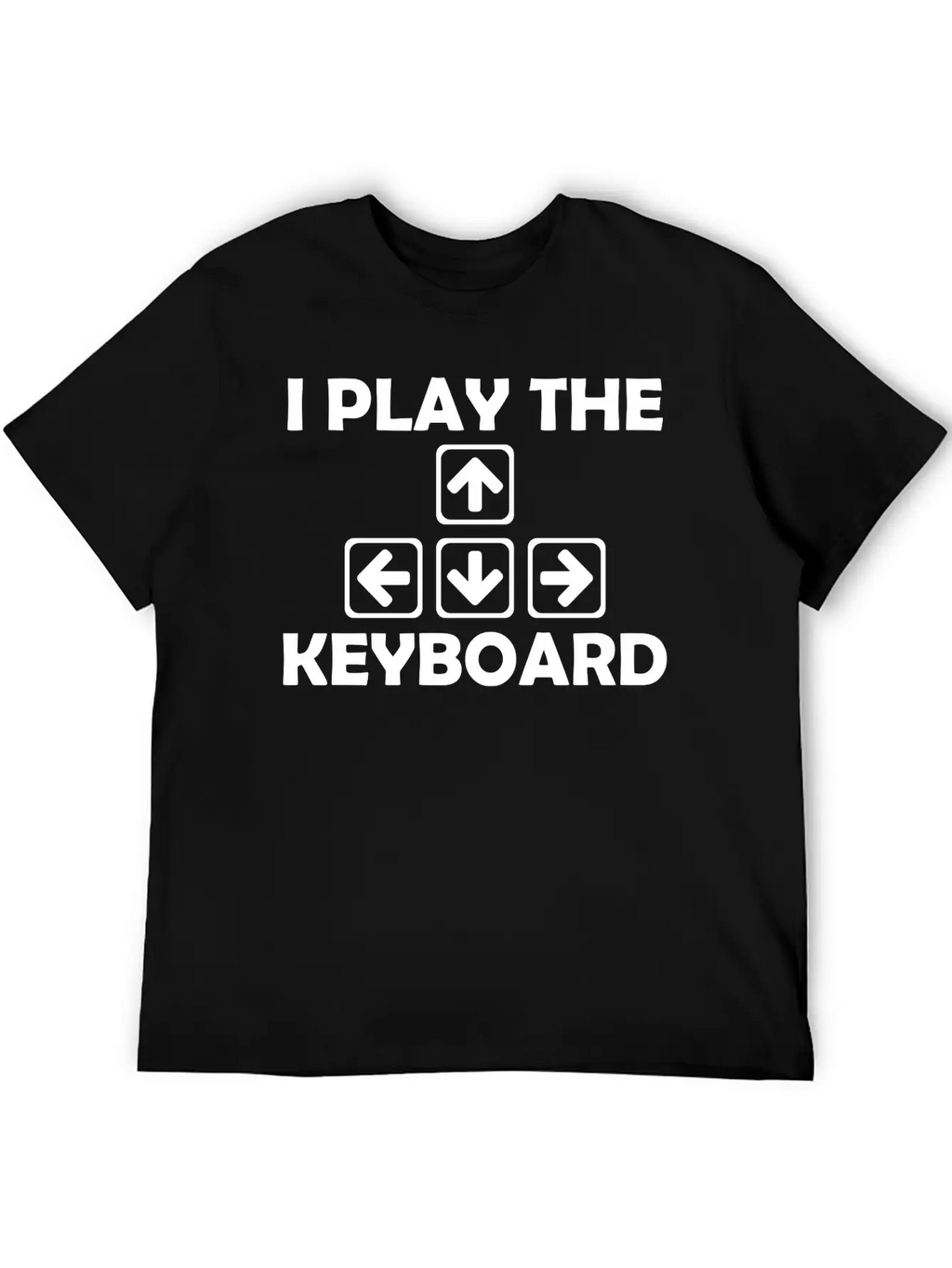 Play The Keyboard Breathable Soft Cotton T-Shirt – Timeless Casual Look