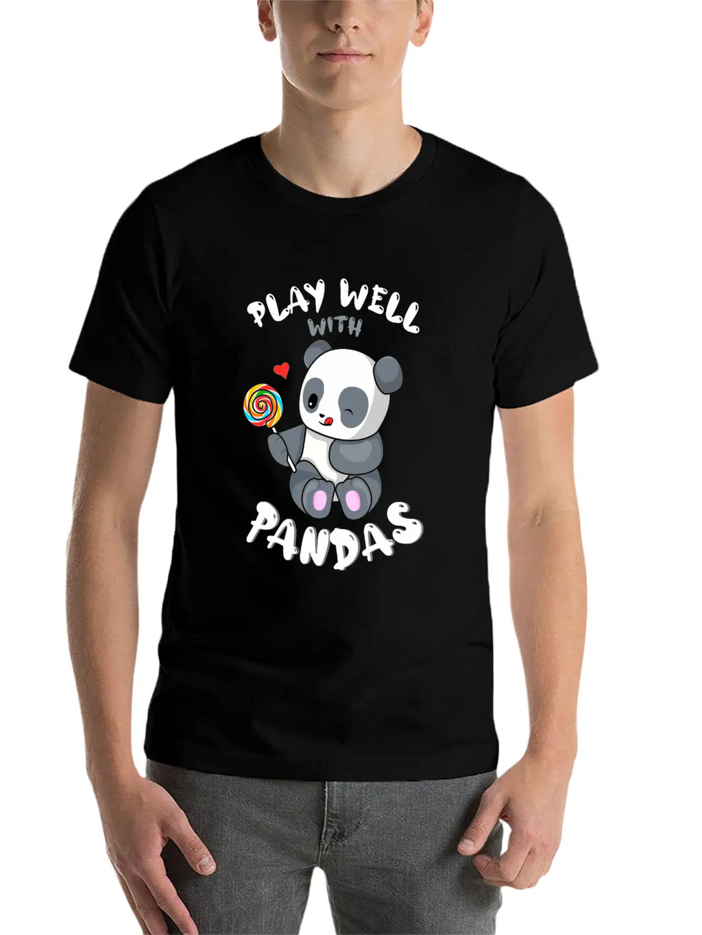Play Well With Others Panda Bear Zookeeper Animal Classic Cotton Tee – Unisex Comfort For Any Season