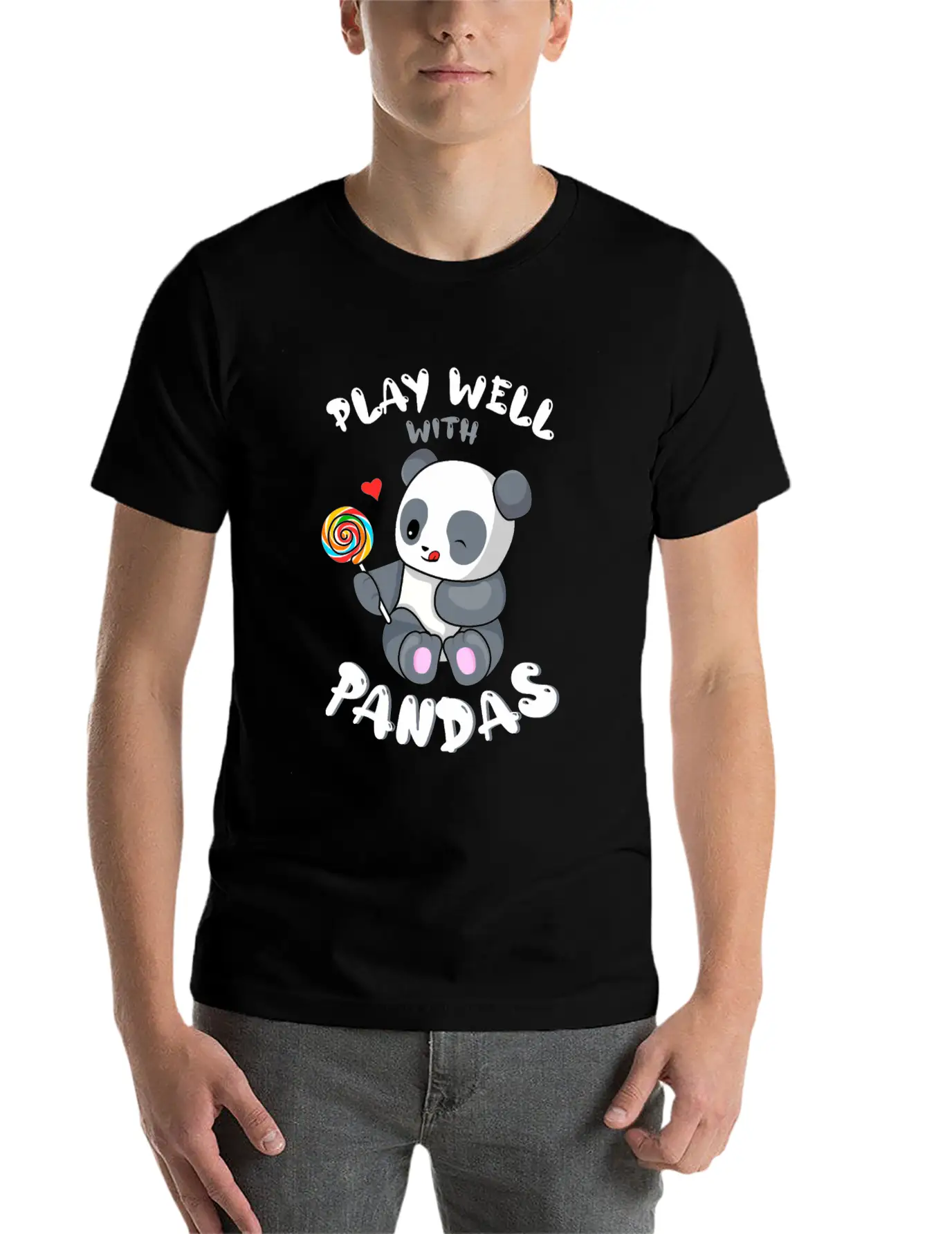 Play Well With Others Panda Bear Zookeeper Animal Classic Cotton Tee – Unisex Comfort For Any Season