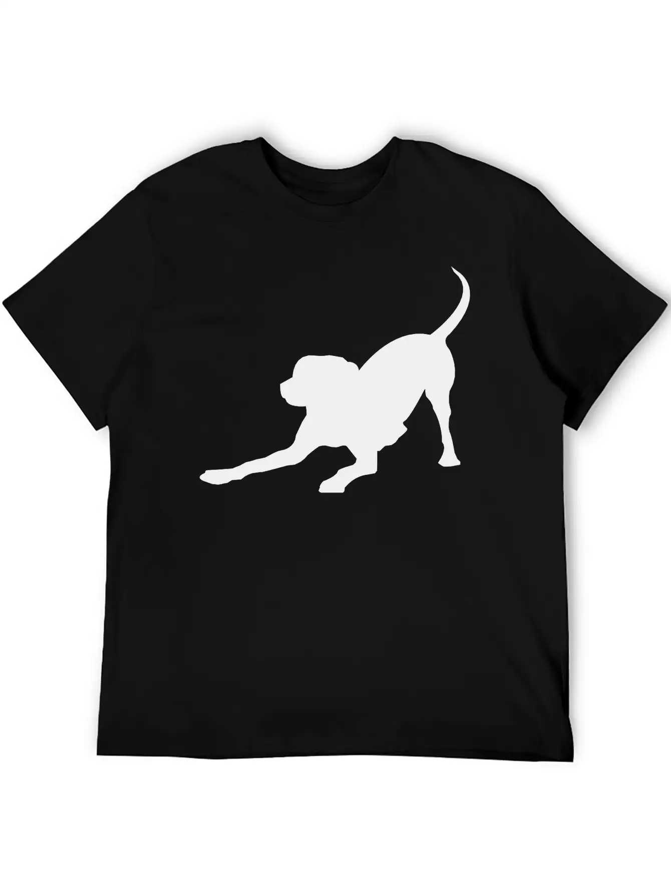 Playful Dog Basic Graphic T-Shirt – Daily Comfort In Soft Cotton