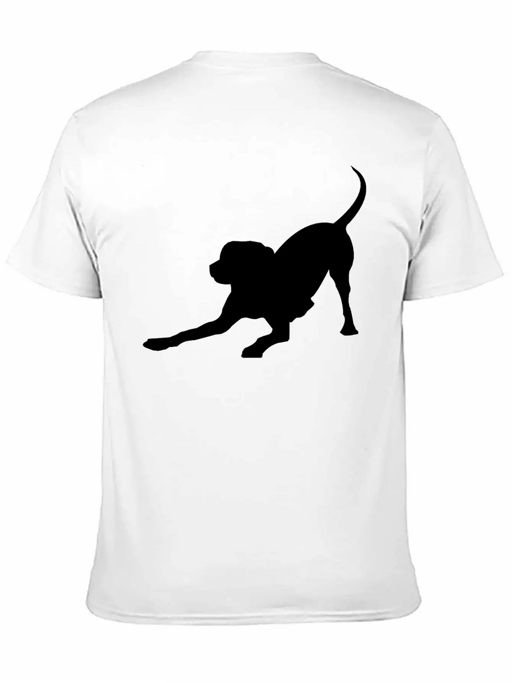 Playful Dog Basic Graphic T-Shirt – Daily Comfort In Soft Cotton
