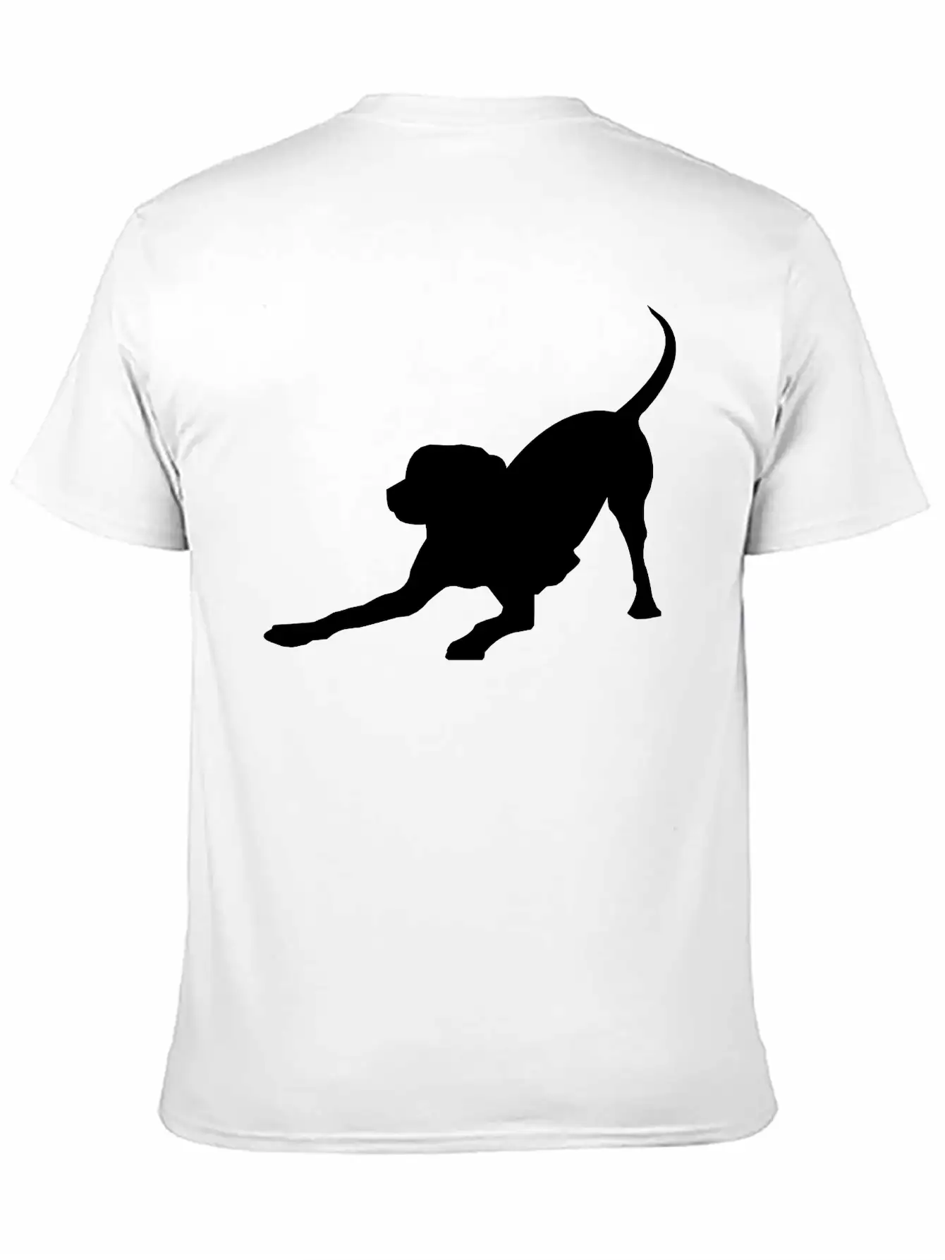 Playful Dog Basic Graphic T-Shirt – Daily Comfort In Soft Cotton