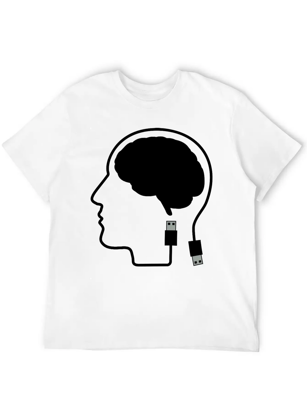 Plugged In Breathable Graphic T-Shirt – Perfect For Casual Days