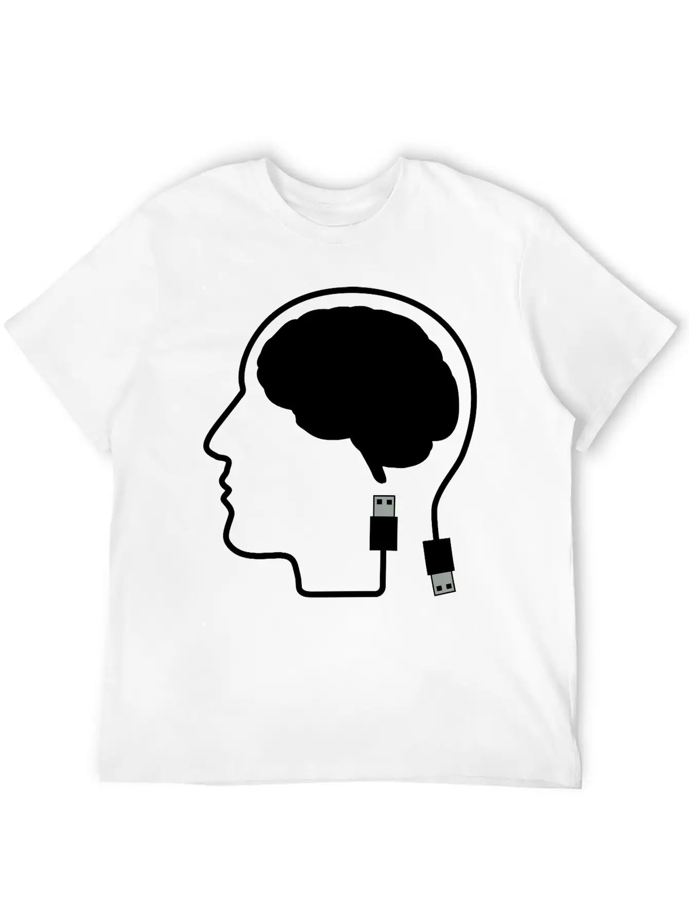 Plugged In Breathable Graphic T-Shirt – Perfect For Casual Days